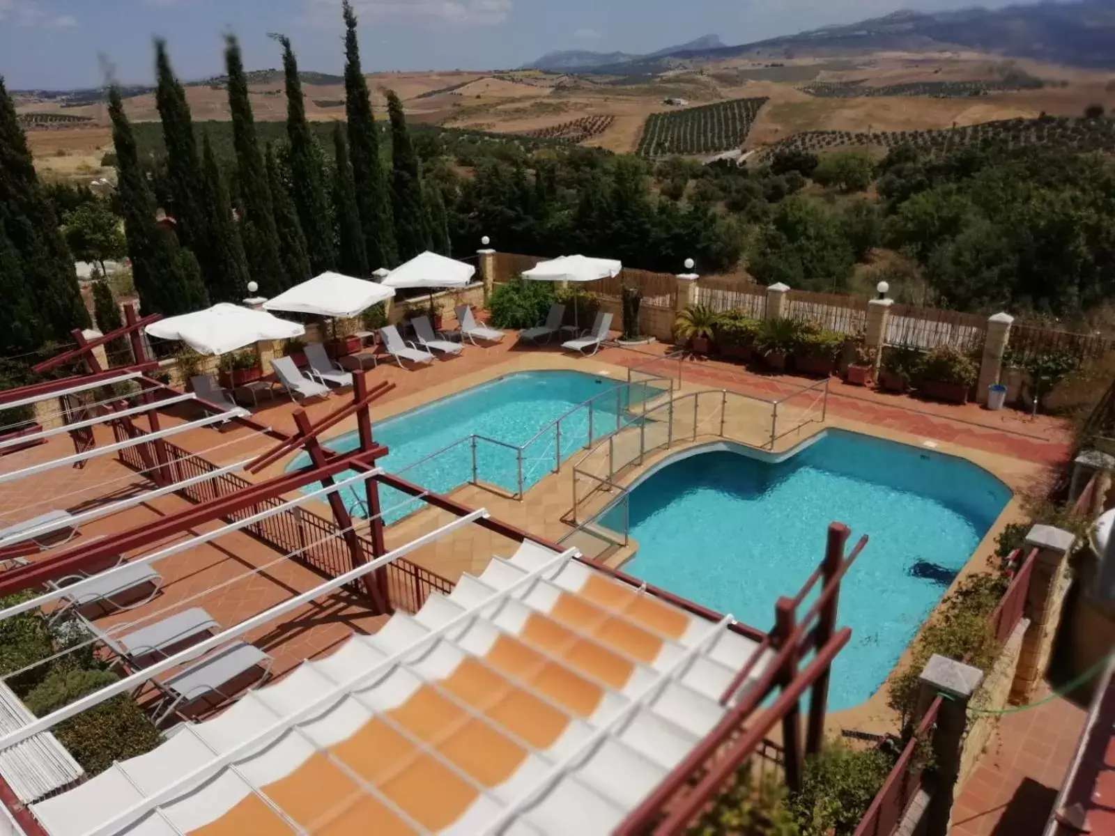 Swimming pool, Pool View in Hotel Sierra Hidalga