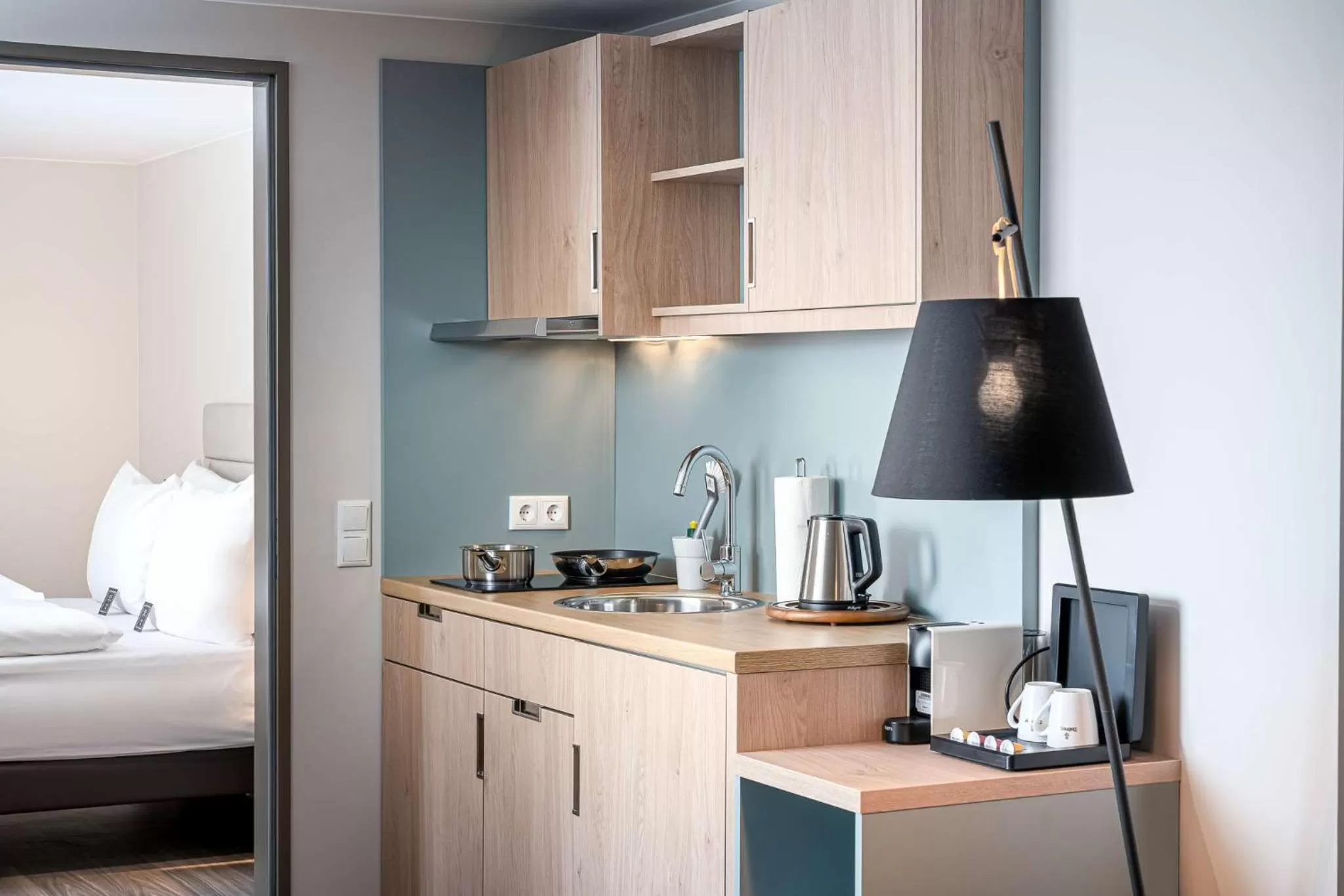 Bedroom, Bed in elaya hotel oberhausen