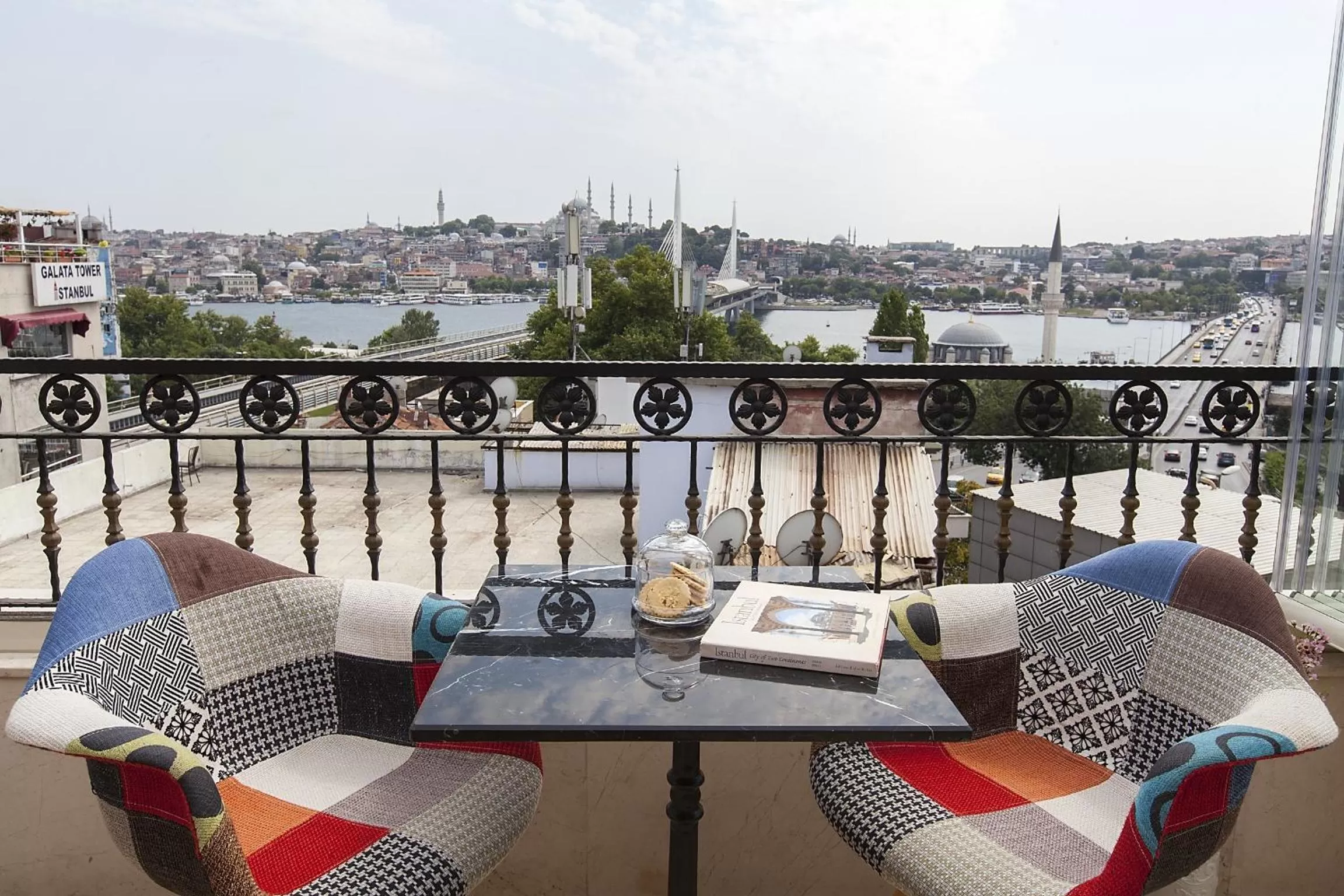 Balcony/Terrace in Perla Galata Hotel