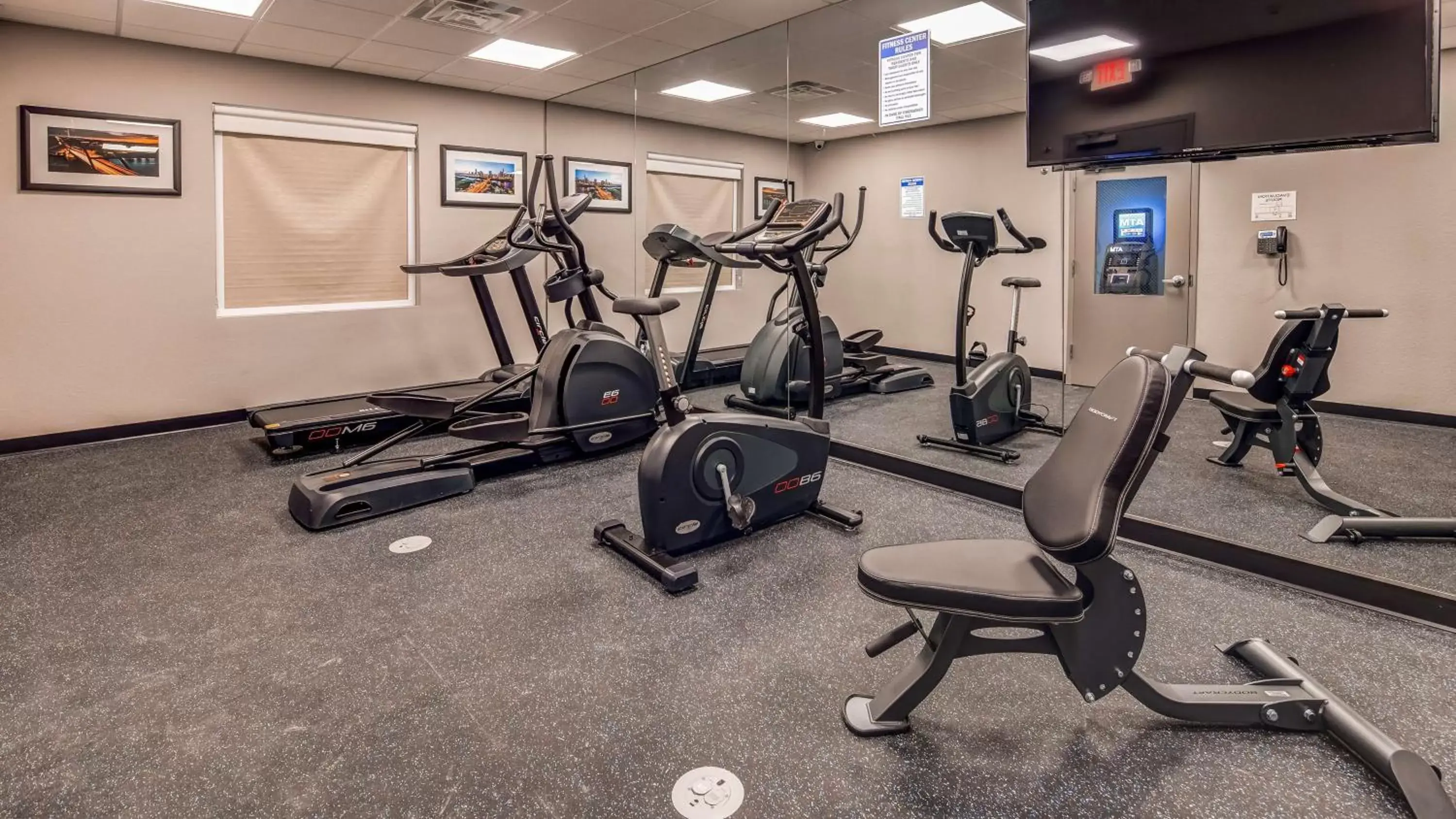 Fitness centre/facilities, Fitness Center/Facilities in SureStay Plus Hotel by Best Western Humble