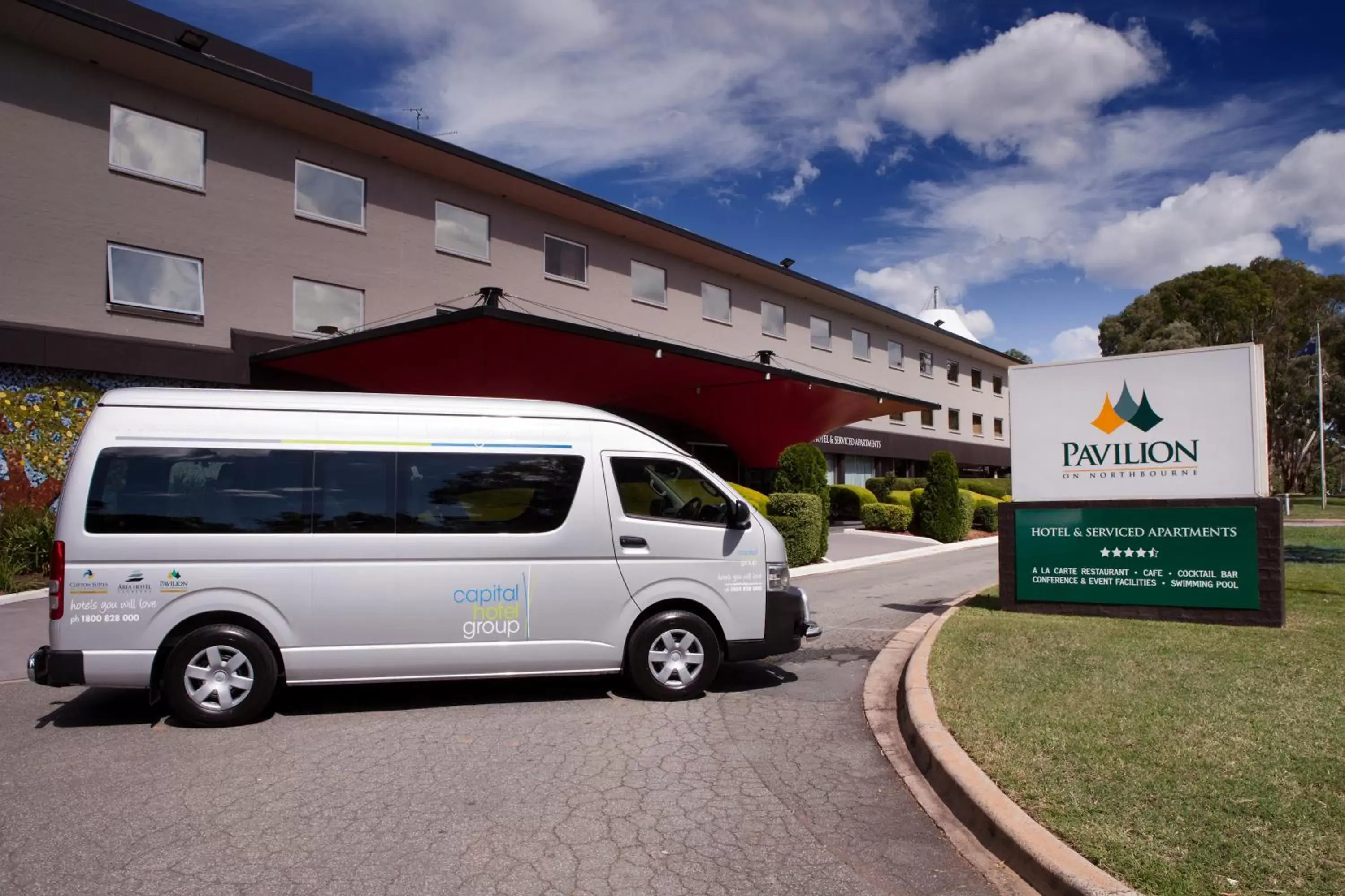 Facade/entrance in Pavilion On Northbourne Facade/entrance in Pavilion On Northbourne