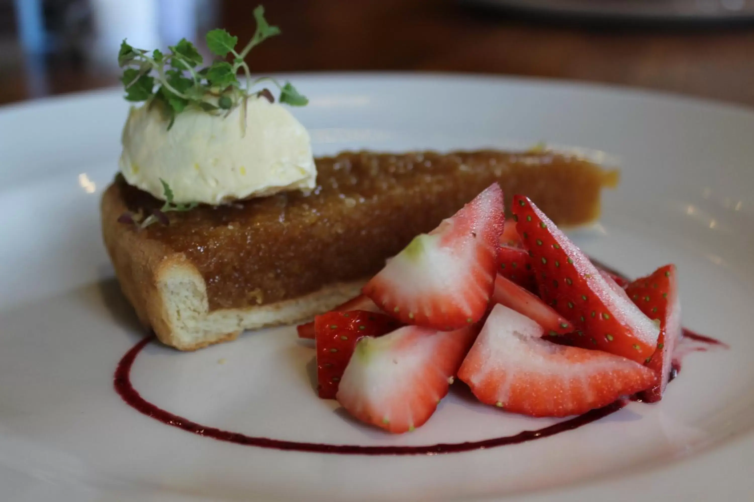 Food close-up in The Blue Bell at Arkendale