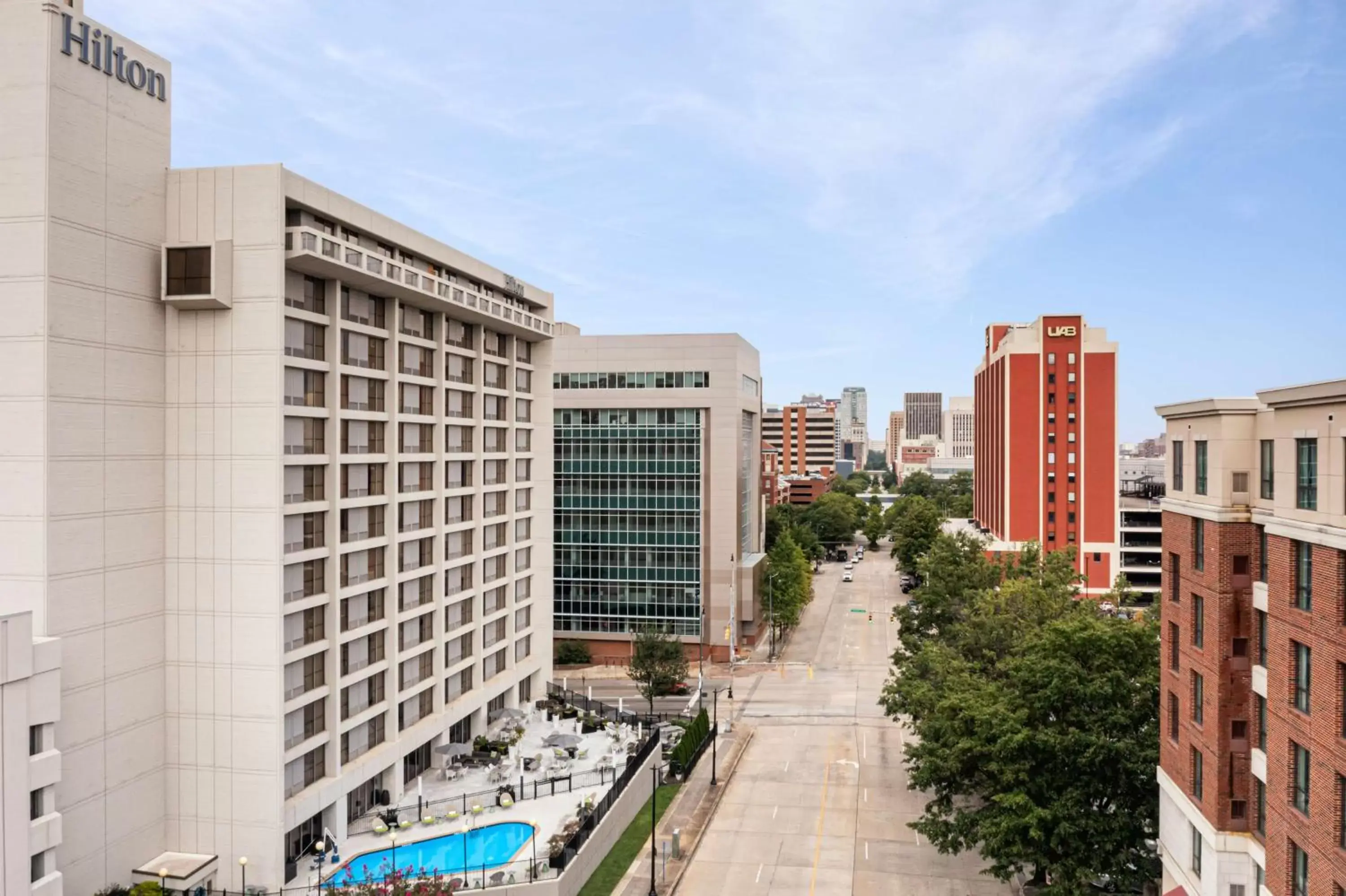 Property building in Hilton Birmingham Downtown at UAB