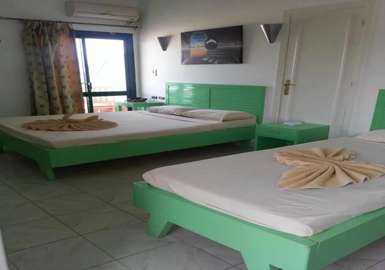 Bed in Sea View Hotel