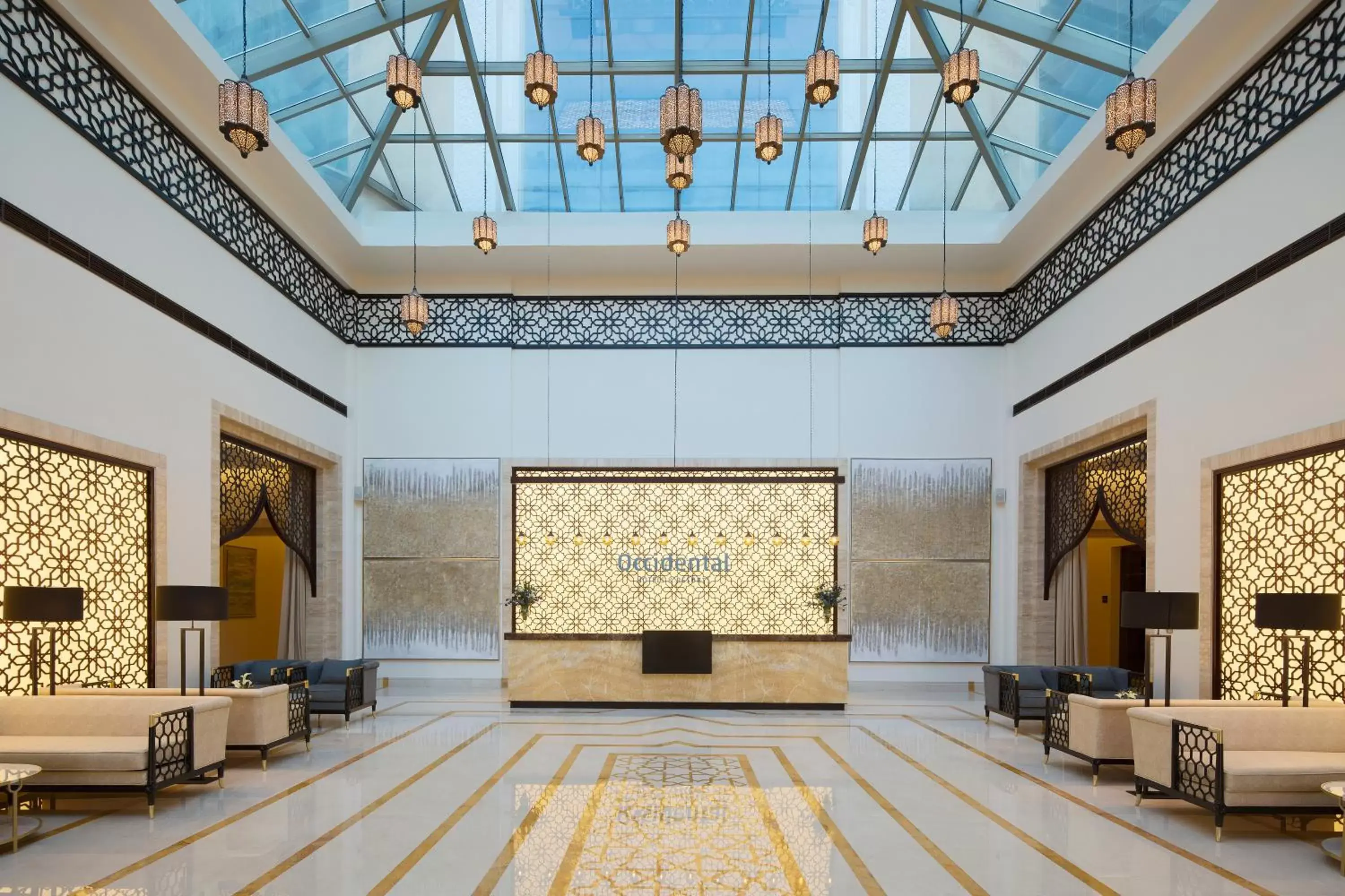 Lobby or reception in Occidental Al Jaddaf, Dubai