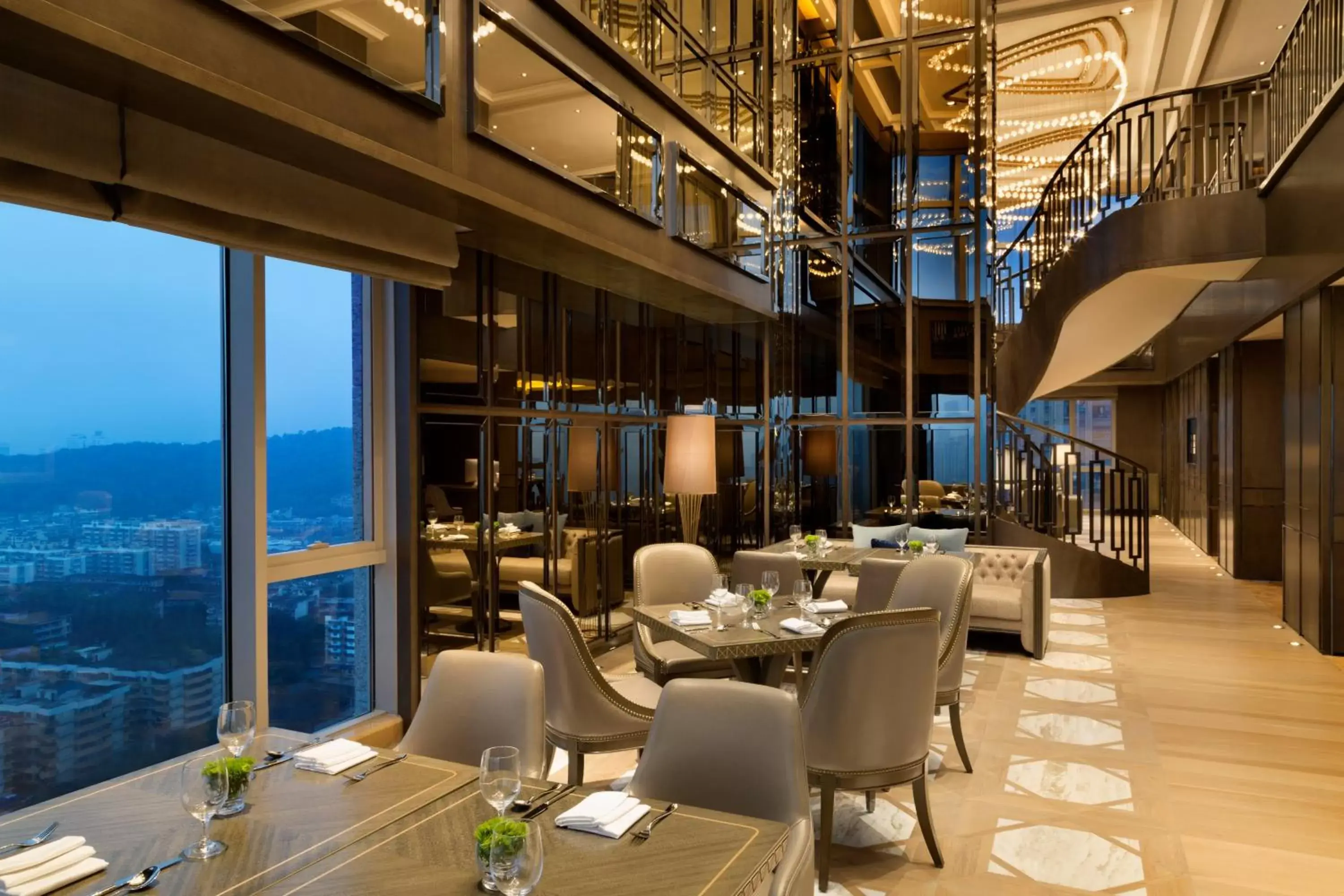 Lounge or bar, Restaurant/Places to Eat in Kempinski Hotel Fuzhou