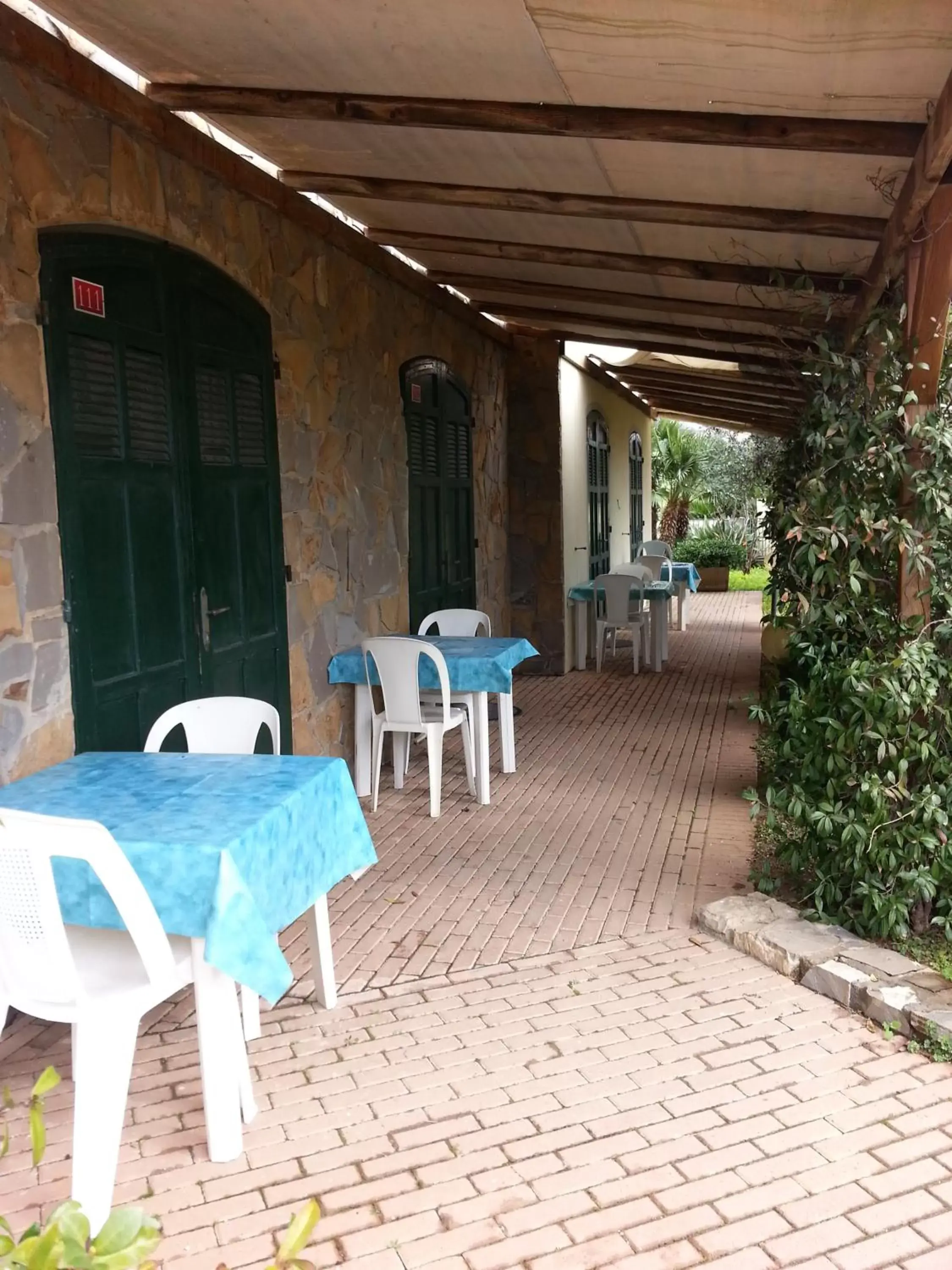 Patio in Albergo Ristorante Lucciola