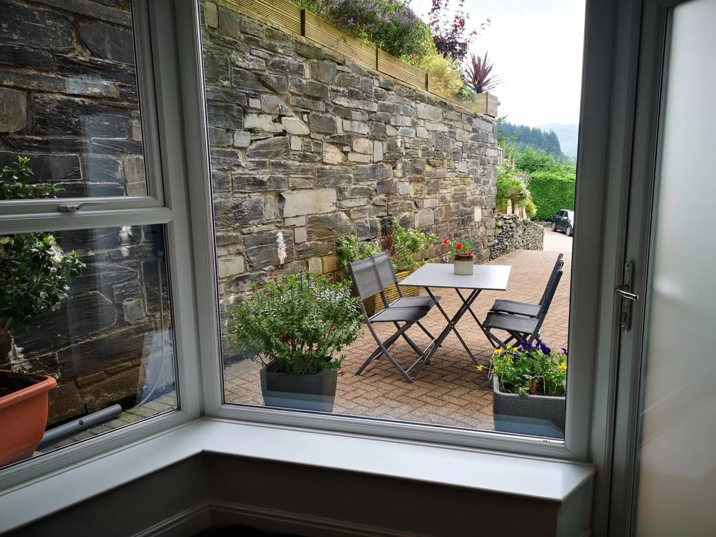 Seating area in Aberconwy House B&B
