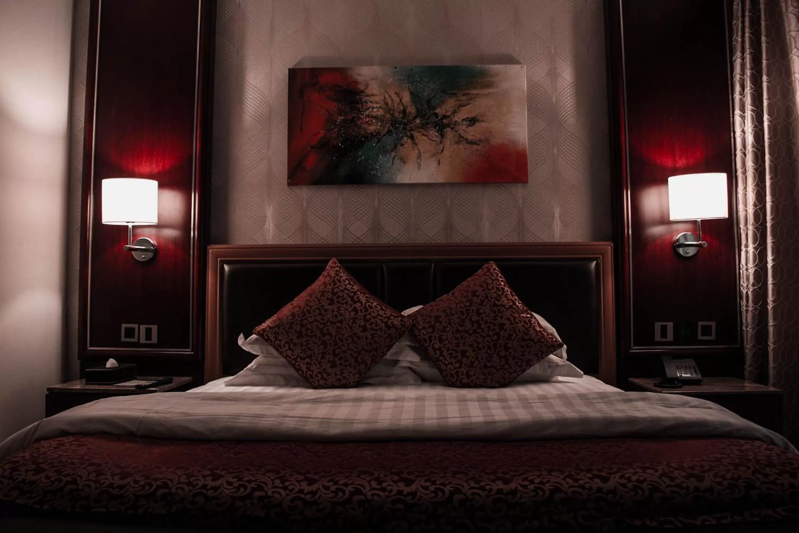 Bed in Velvet Hotel Jeddah