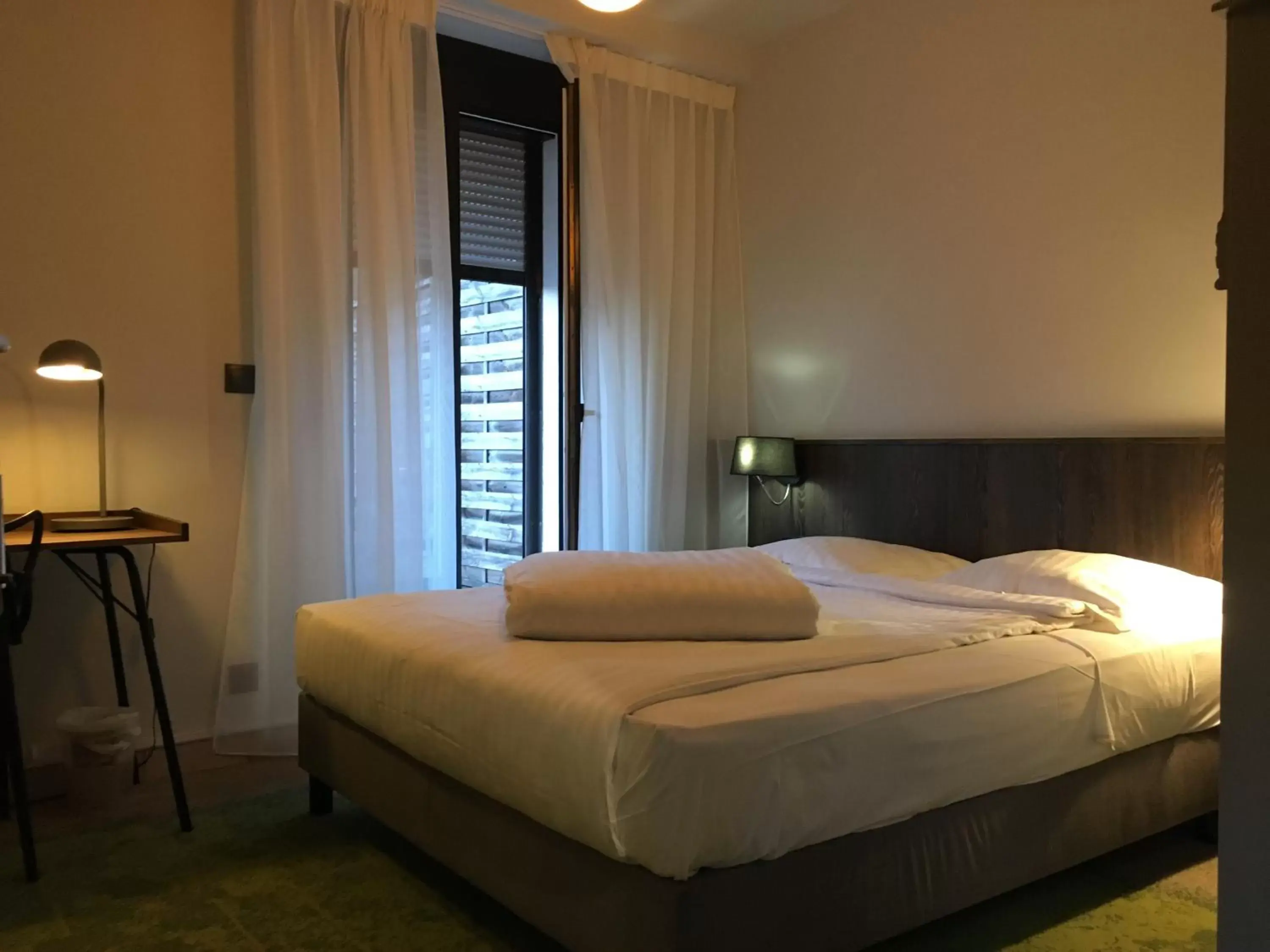Bed in Hotel Restaurant au Floridor