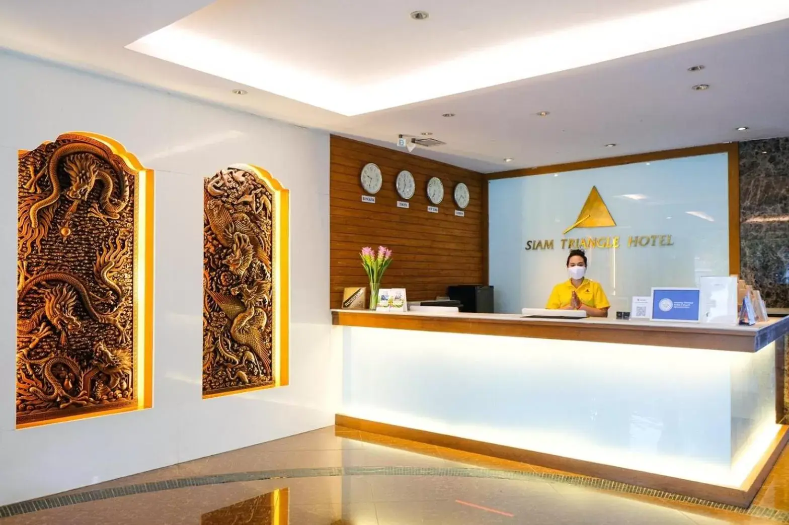 Lobby/Reception in Siam Triangle Hotel