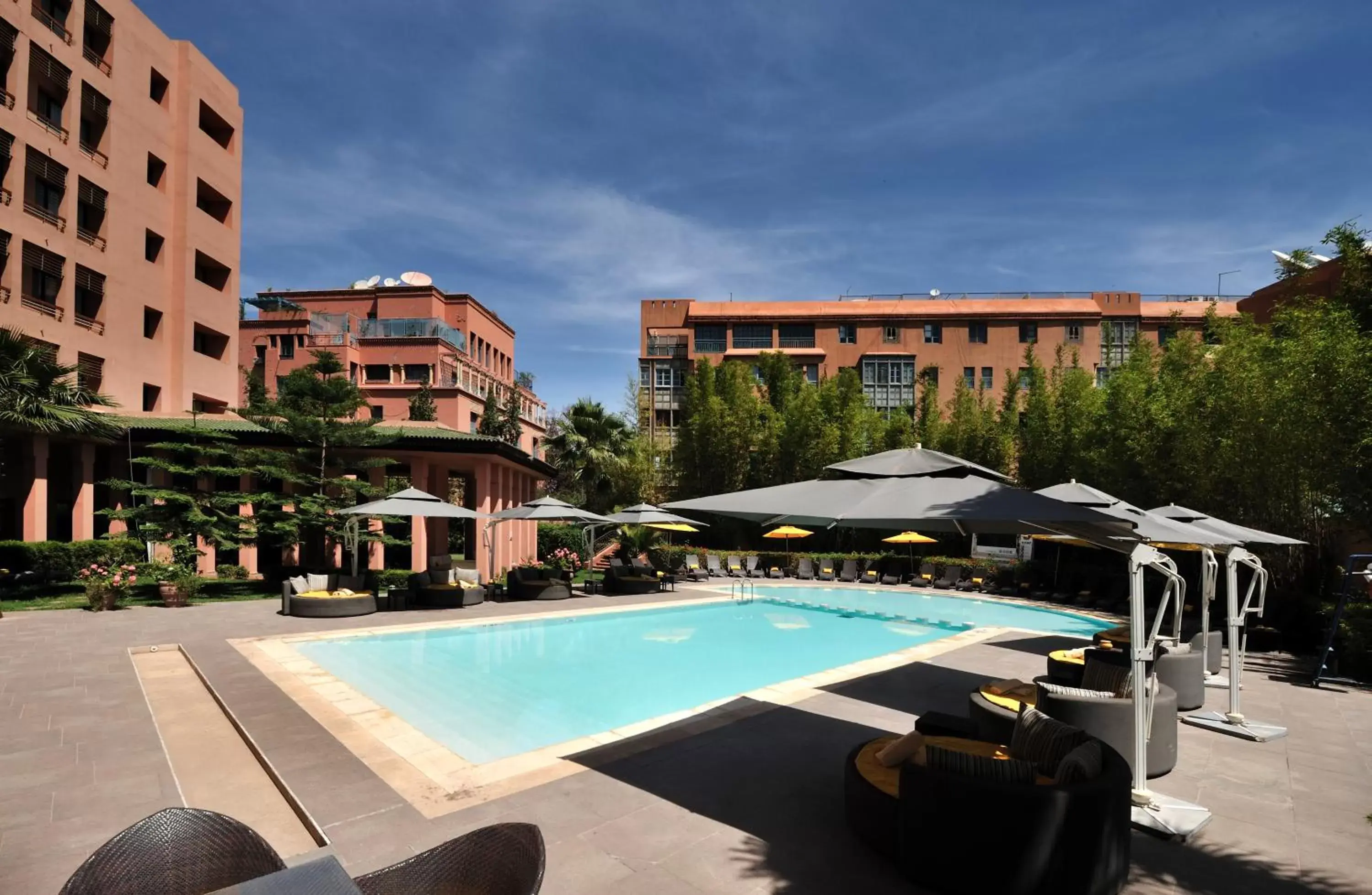 Property building, Swimming Pool in Novotel Marrakech Hivernage