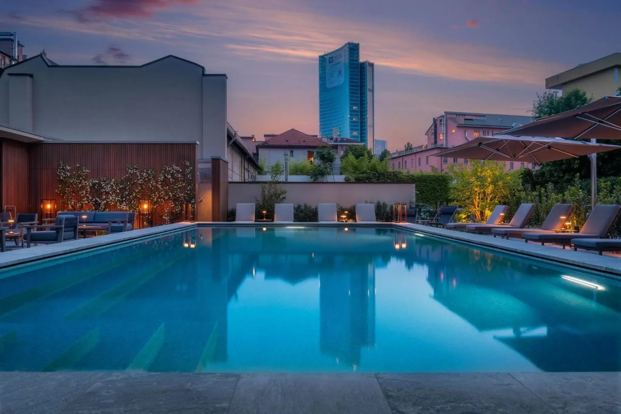 Swimming Pool in Crowne Plaza Milan City, an IHG Hotel