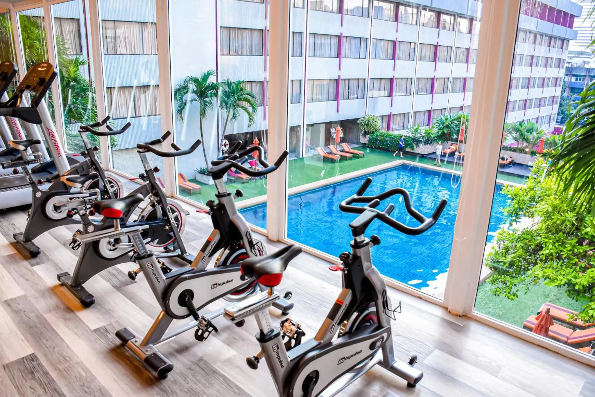 Fitness centre/facilities, Pool View in Ambassador Hotel Bangkok - SHA Extra Plus