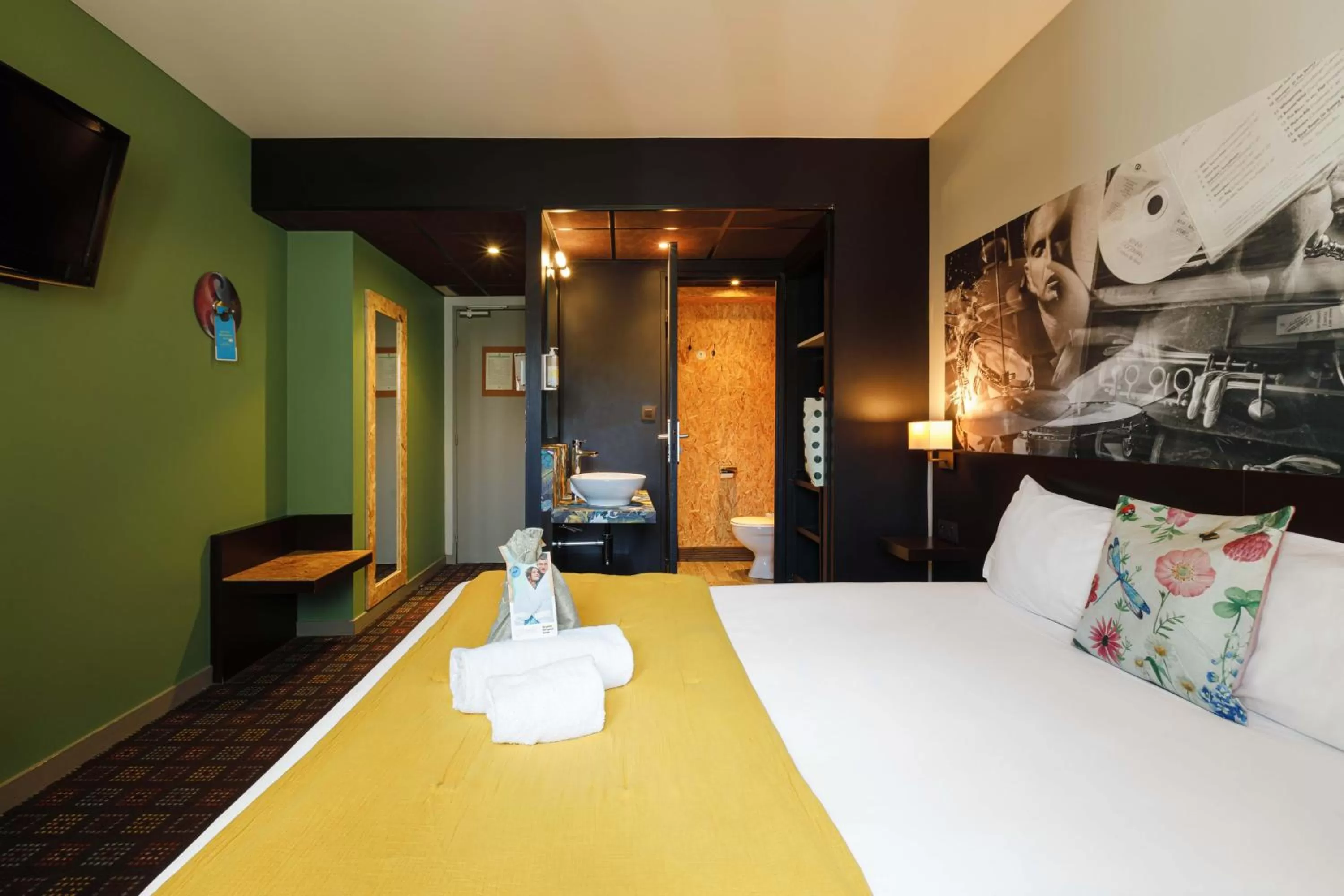 Bedroom, Bed in Greet Hotel Lyon Confluence