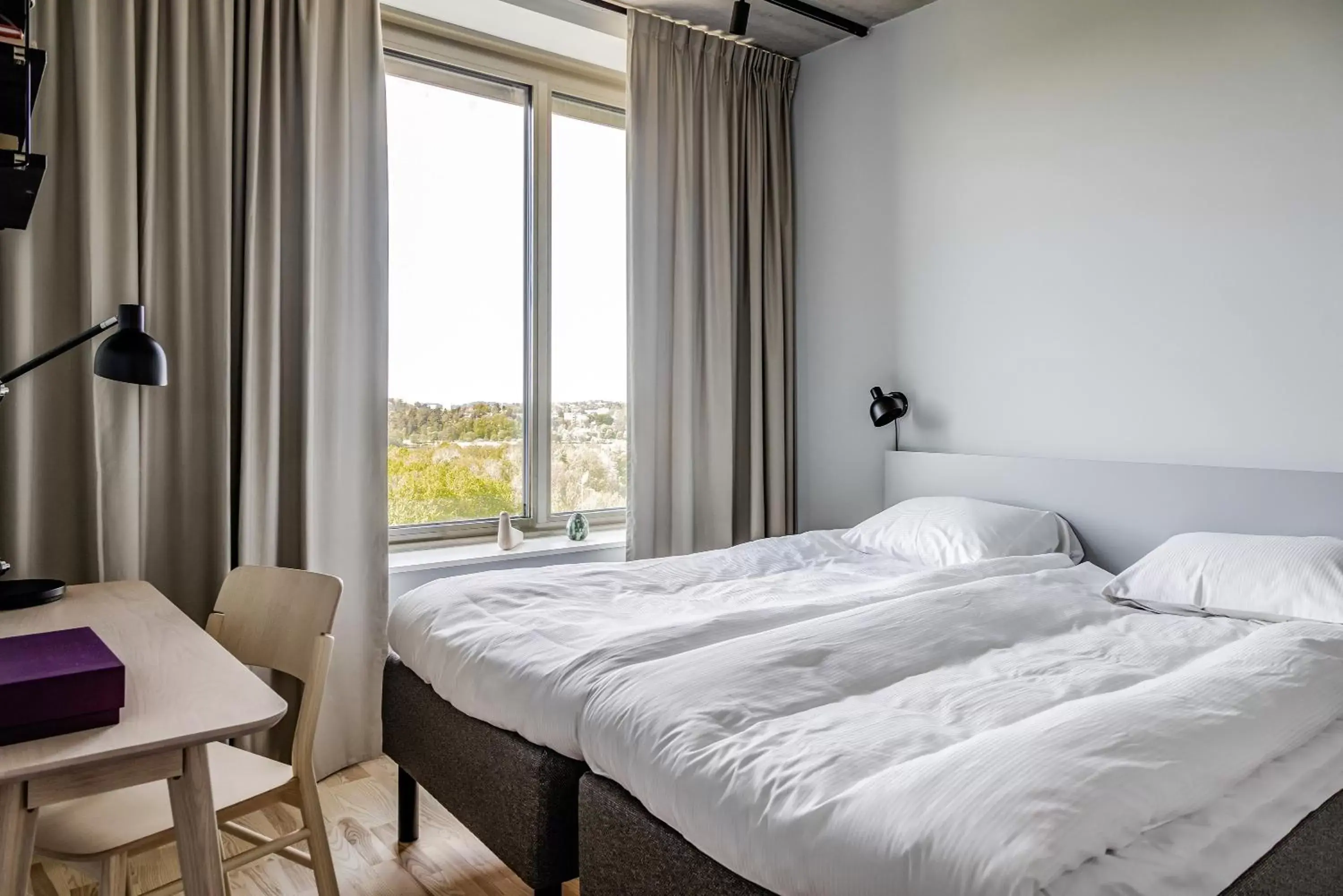Bedroom, Bed in Comfort Hotel Solna Arenastaden