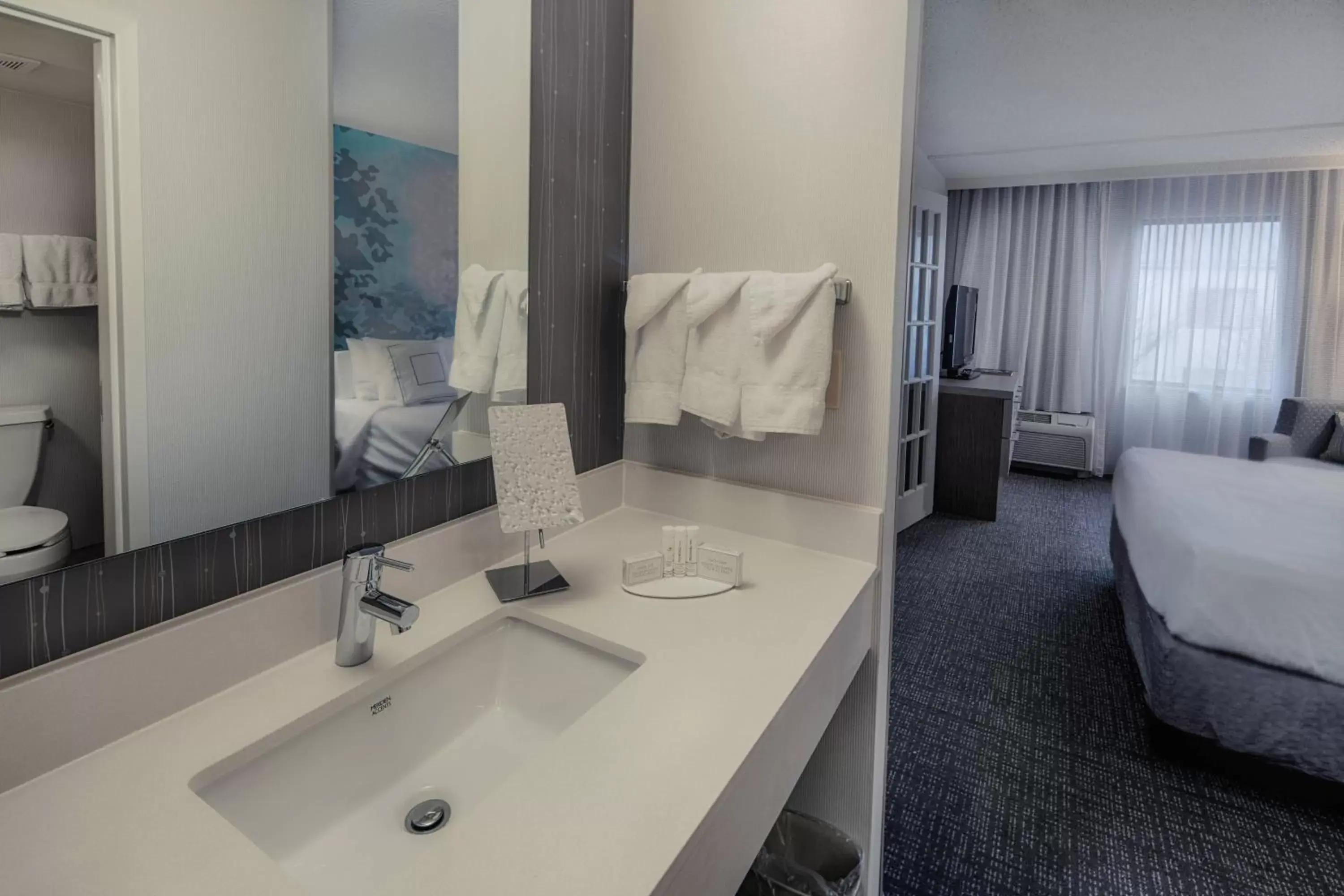 Bathroom in Courtyard by Marriott Dallas DFW Airport North/Irving