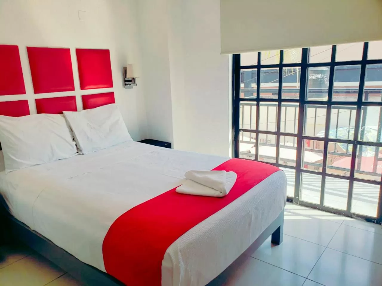 Bed in Hotel Maya Turquesa