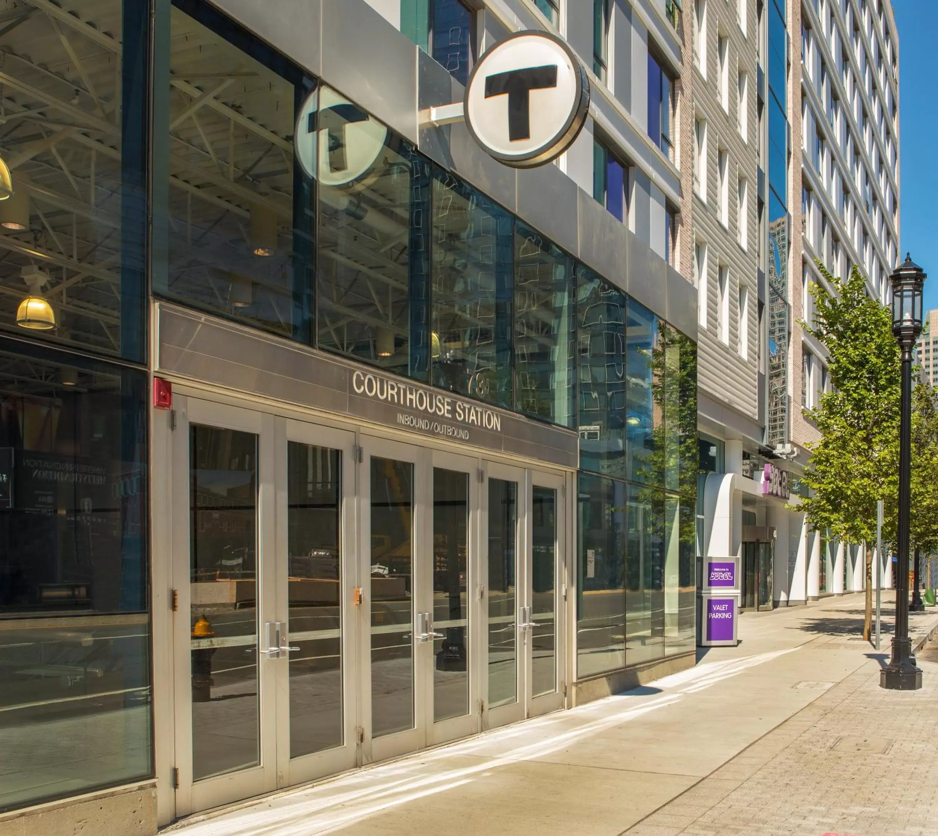 Property building in YOTEL Boston