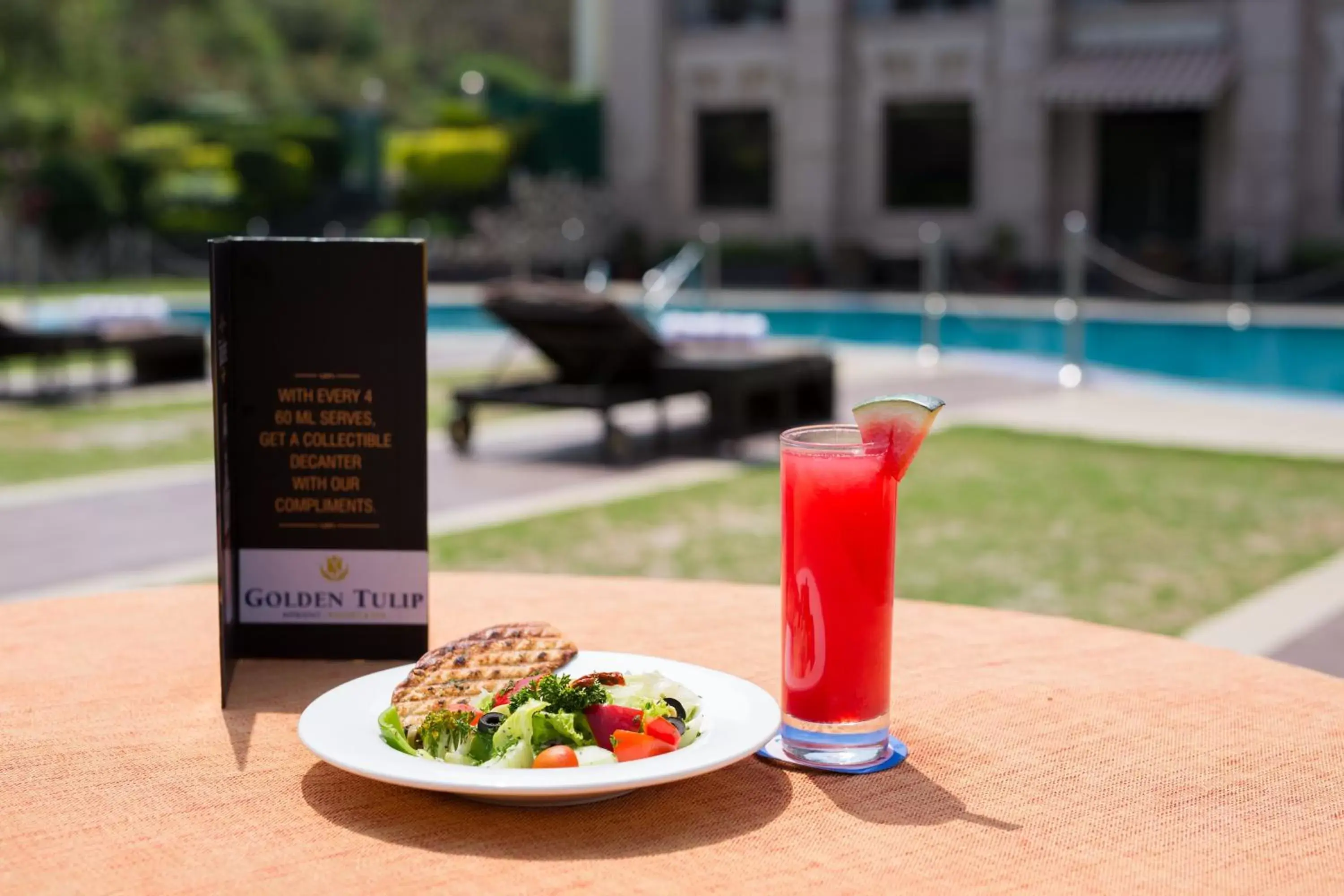 Food and drinks, Swimming Pool in Golden Tulip Chandigarh, Panchkula
