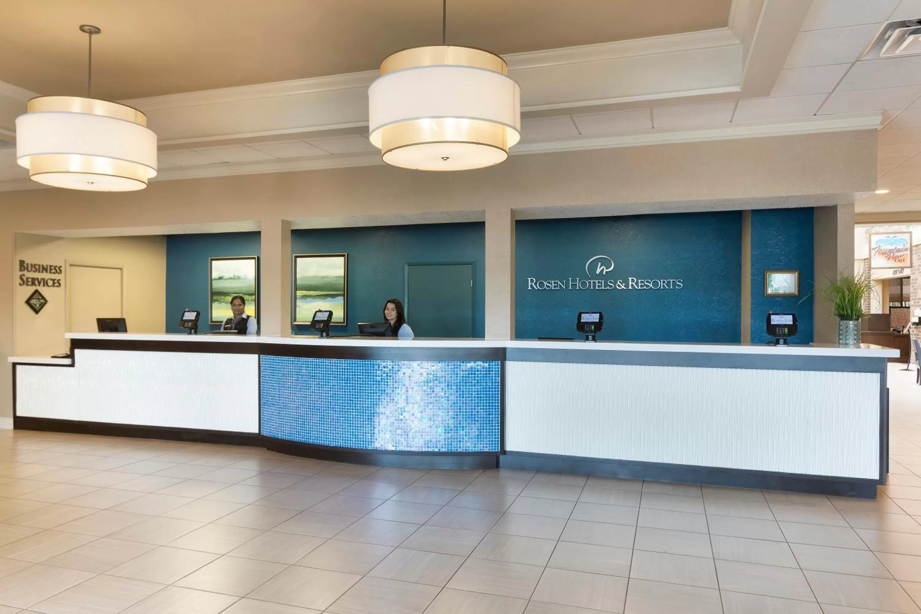 Lobby or reception in Rosen Inn International Near The Parks