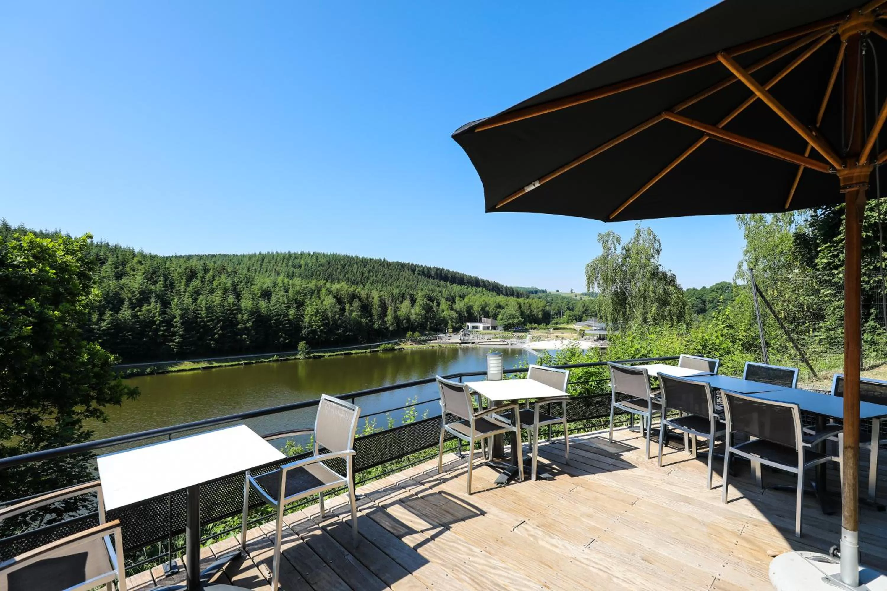 Restaurant/places to eat, Pool View in Hotel Eden Ardenne