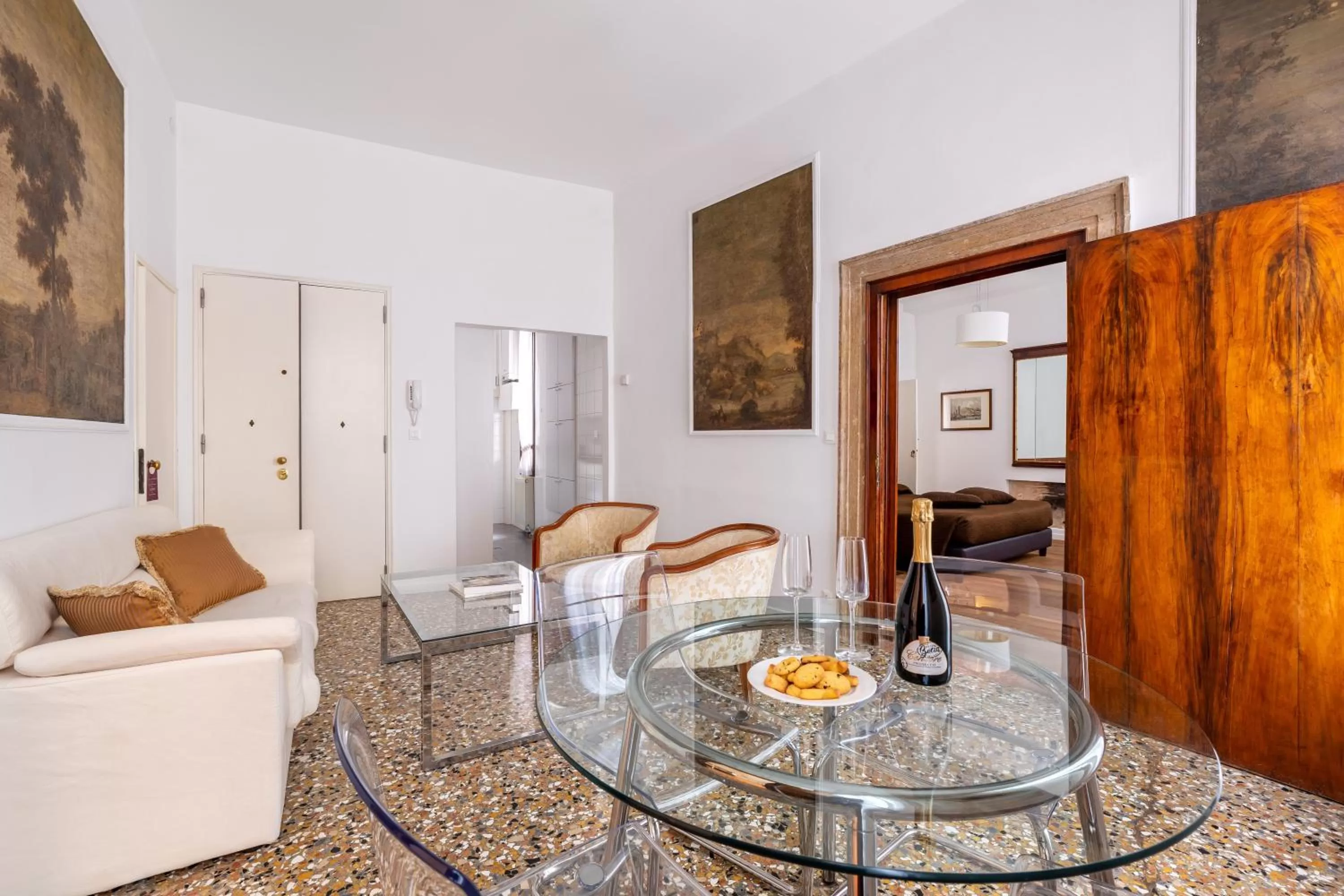 Living room in Residence Ca' Foscolo