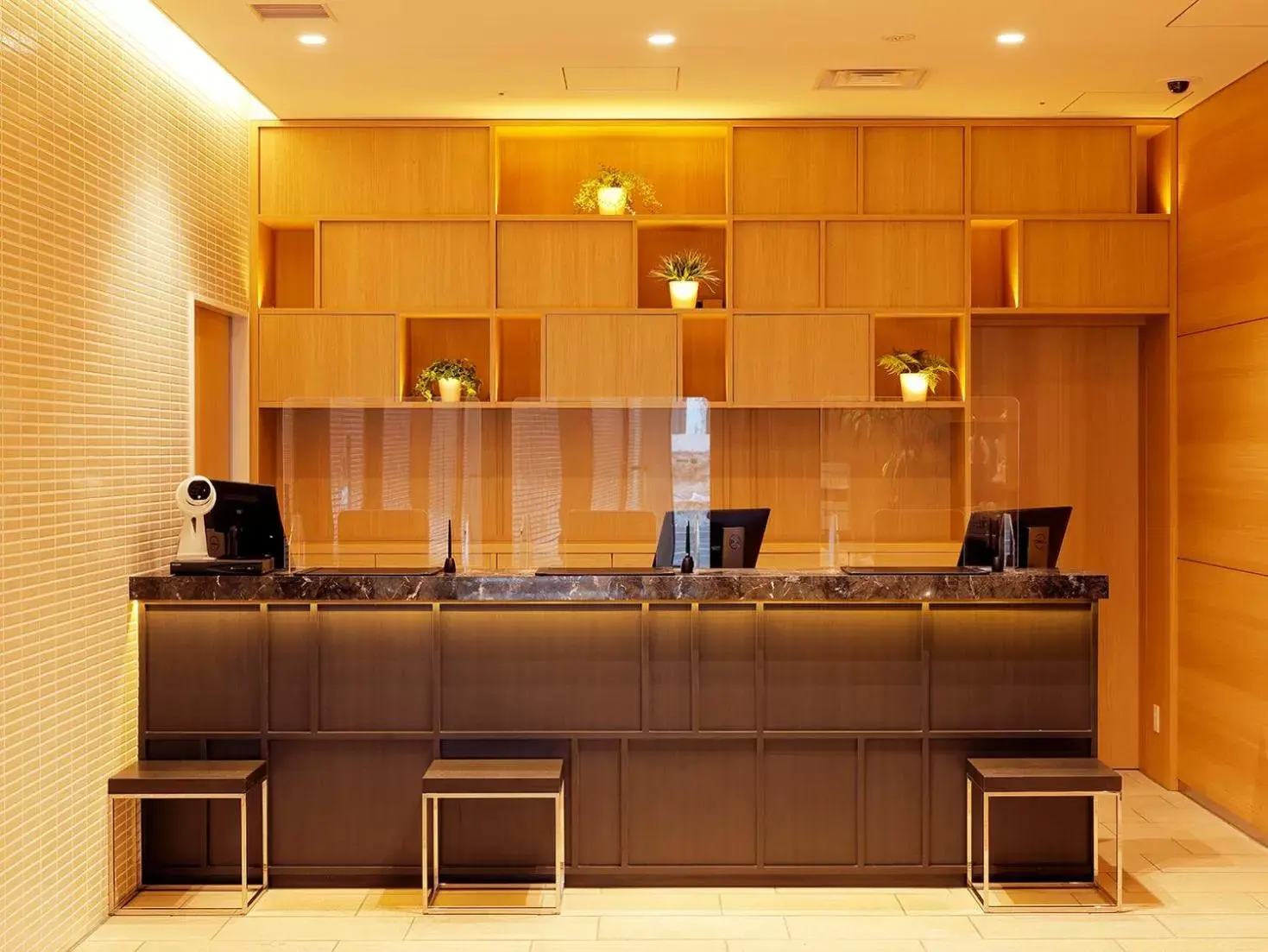 Lobby or reception in JR Inn Sapporo Kita 2 Jo Lobby or reception in JR Inn Sapporo Kita 2 Jo