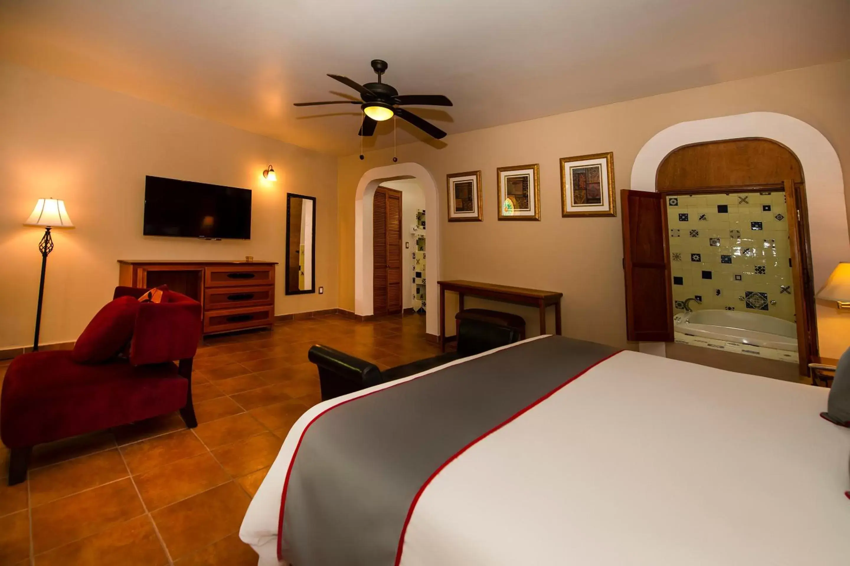 Bedroom in La Casona Tequisquiapan Hotel & Spa