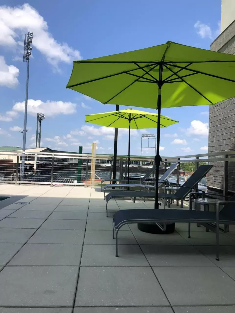 Patio in Hyatt Place Greensboro Downtown