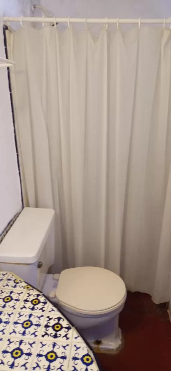 Bathroom, Bed in Hotel Mision, Acapulco centro