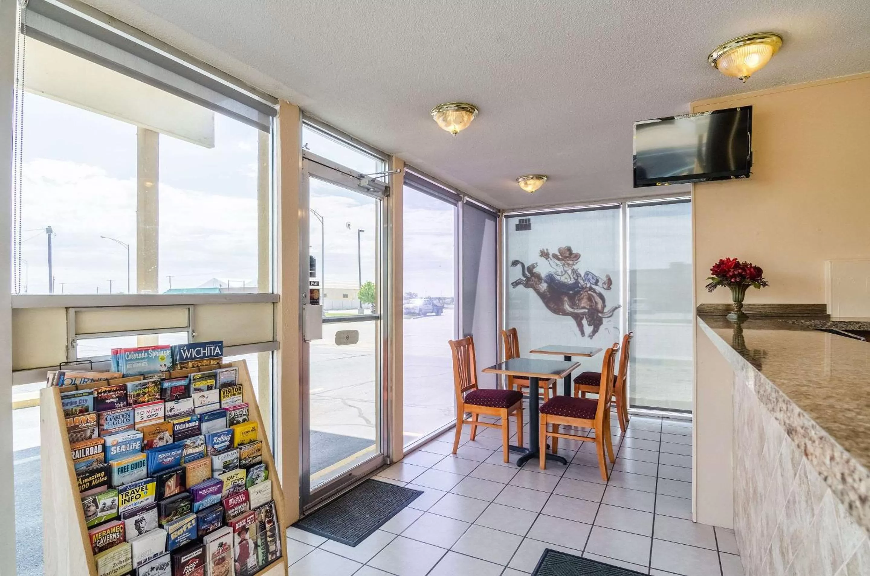 Lobby or reception in Executive Inn Dodge City, KS