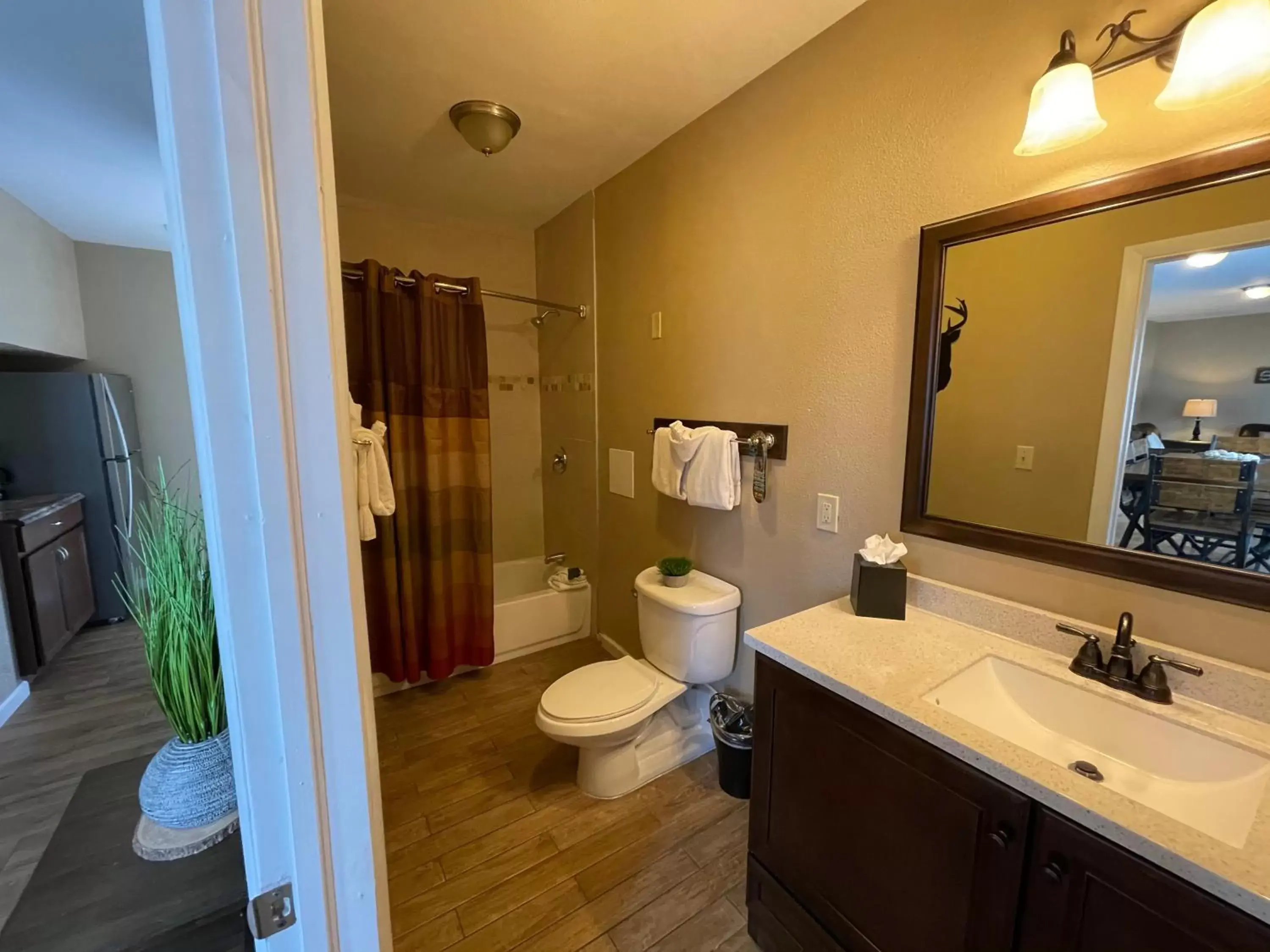 Bathroom in Estes Mountain Inn