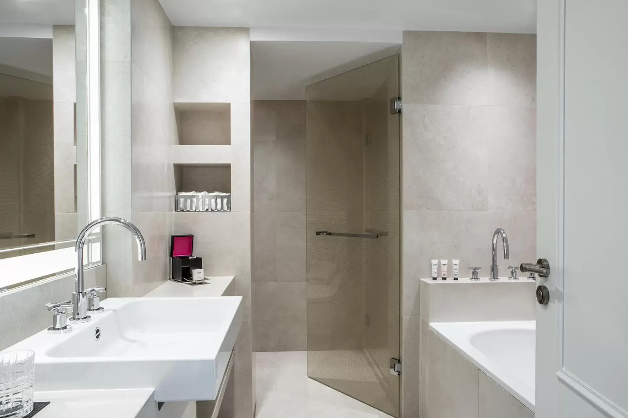 Shower, Bathroom in Fauchon l'Hôtel Paris