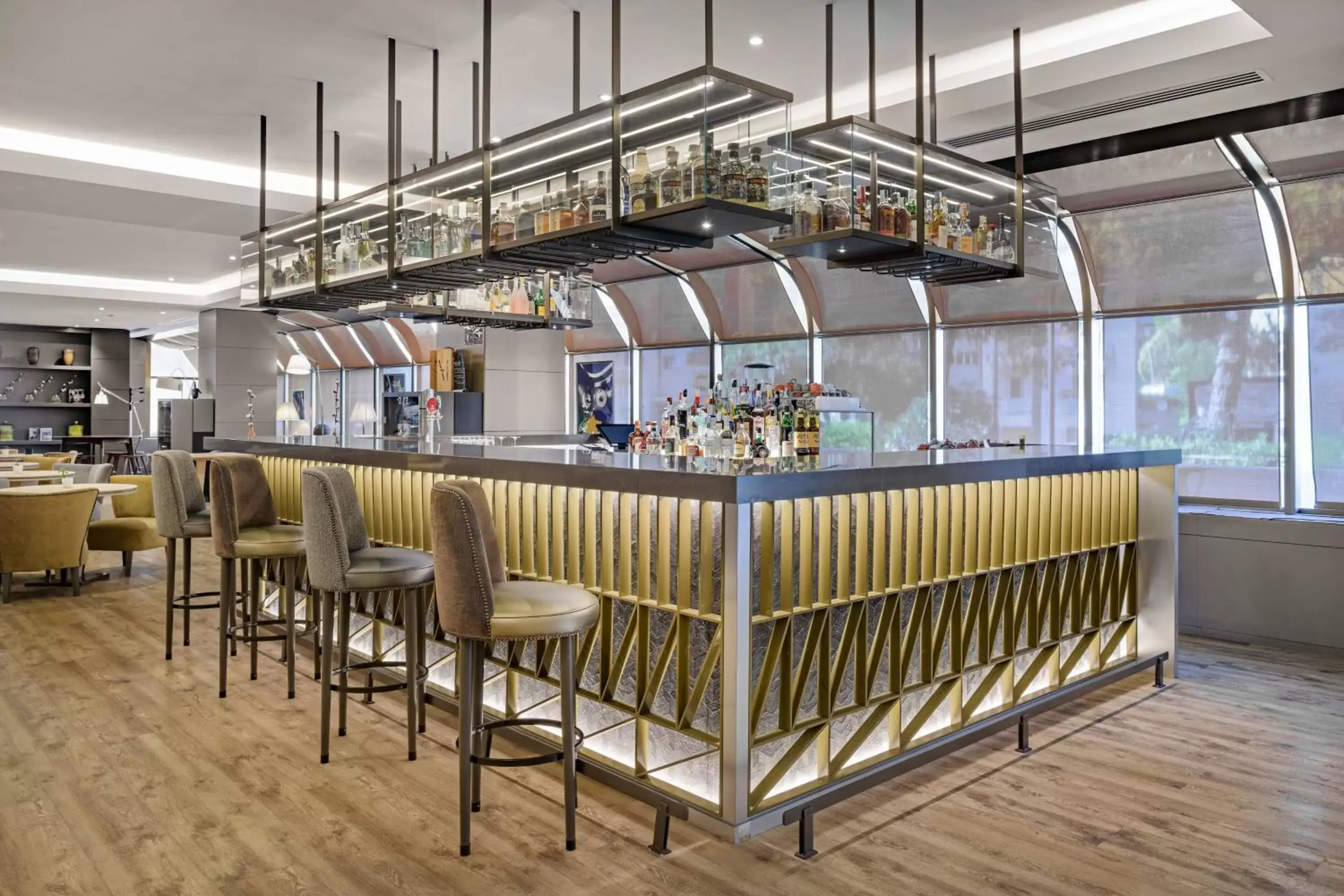 Lounge or bar, Lounge/Bar in AC Hotel Genova by Marriott