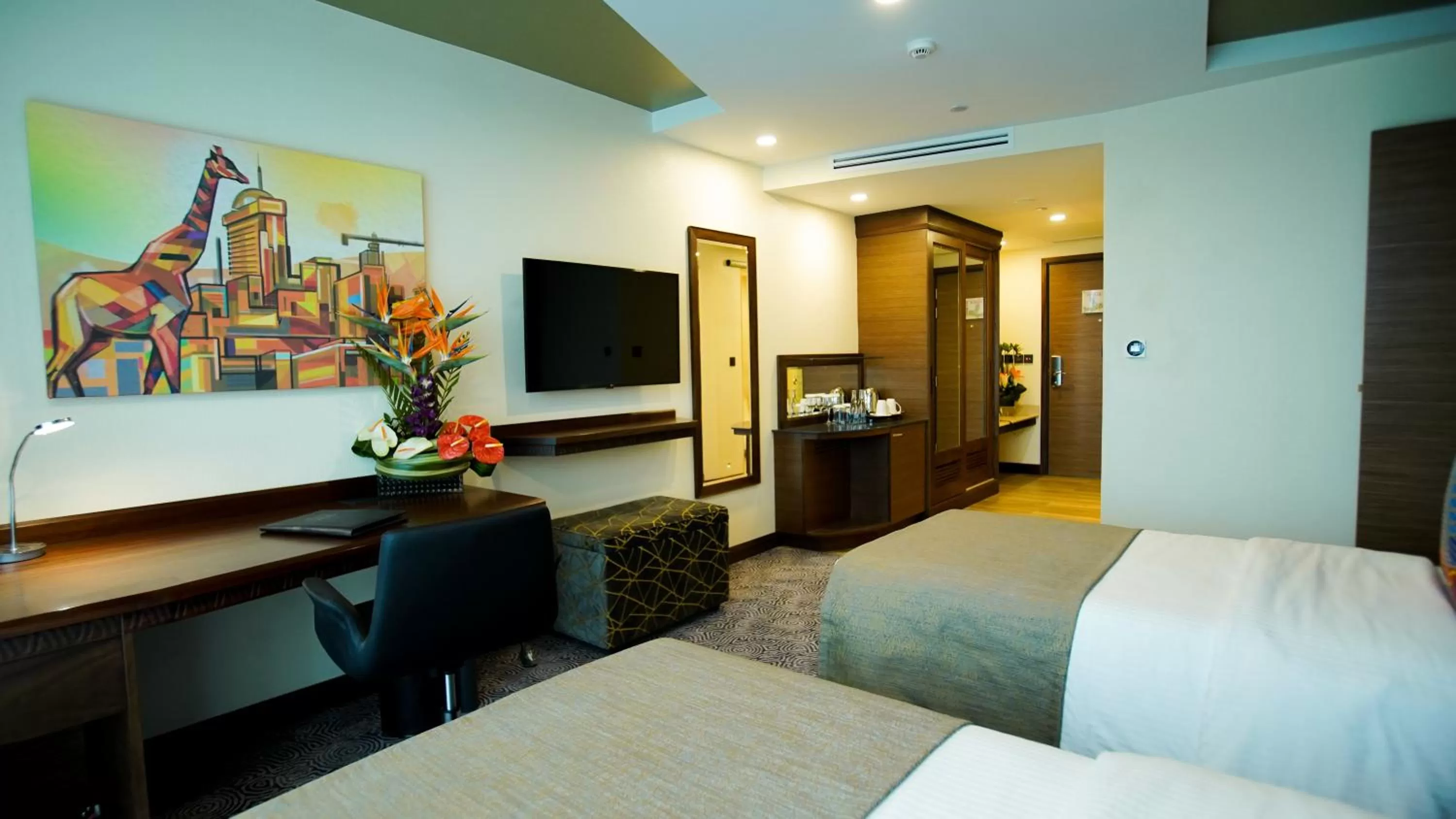 Bed in Sarova Panafric Hotel