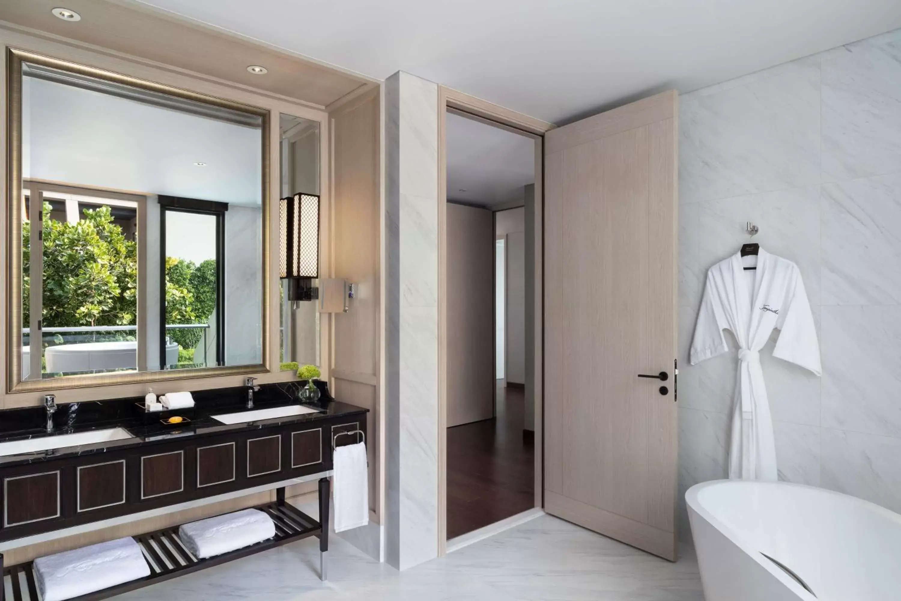 Bathroom in Sindhorn Kempinski Hotel Bangkok - SHA Extra Plus Certified