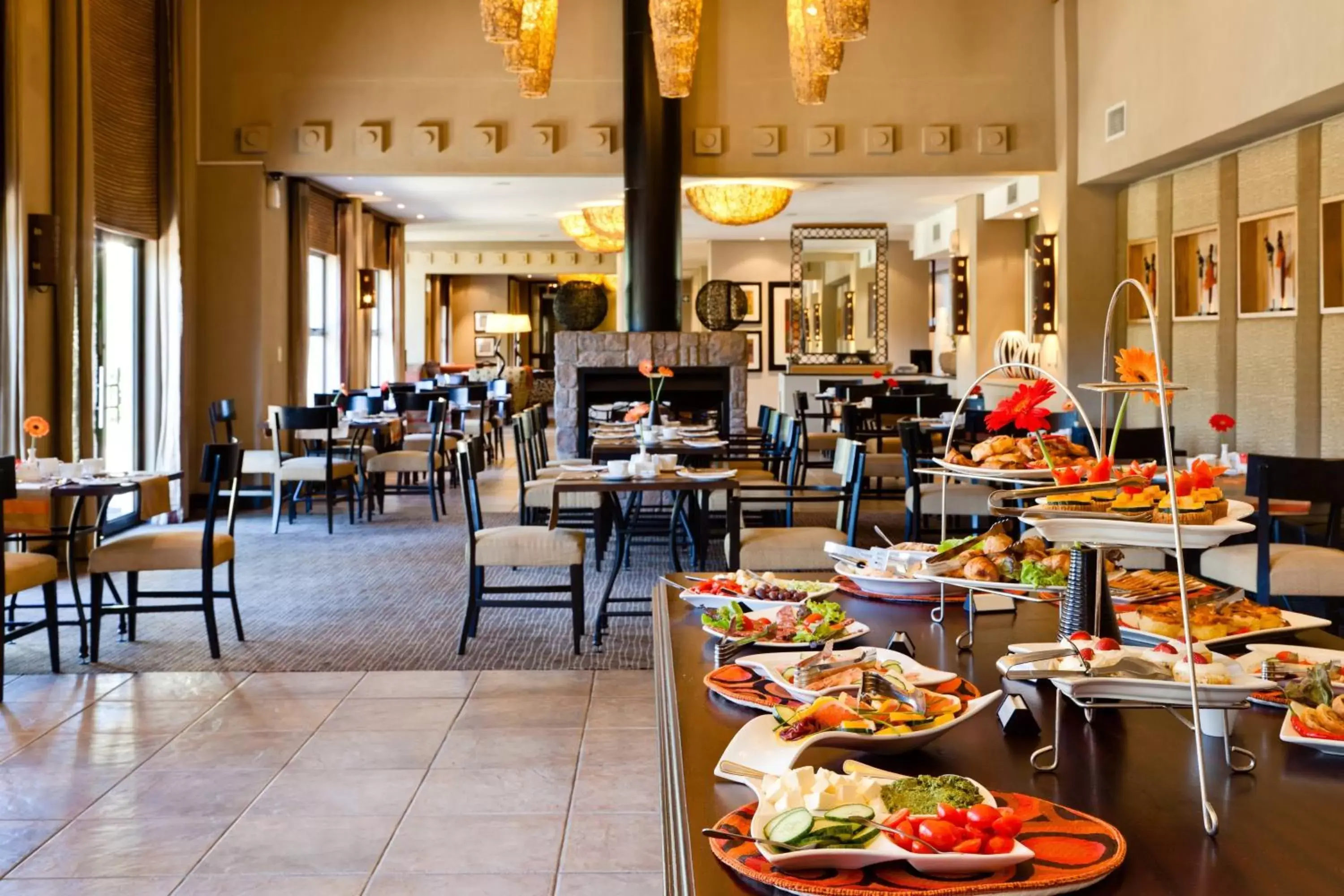 Breakfast, Restaurant/Places to Eat in Protea Hotel by Marriott Bloemfontein Willow Lake