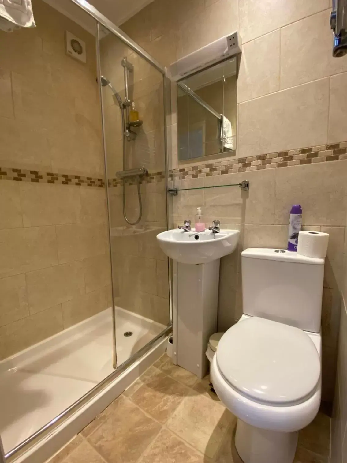 Shower, Bathroom in Number 34 Bed and Breakfast York