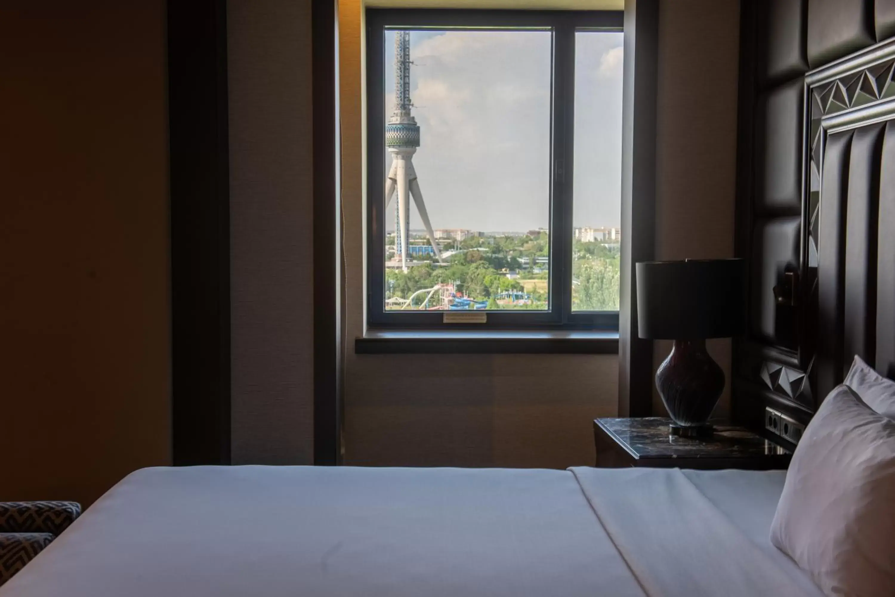 City view in International Hotel Tashkent