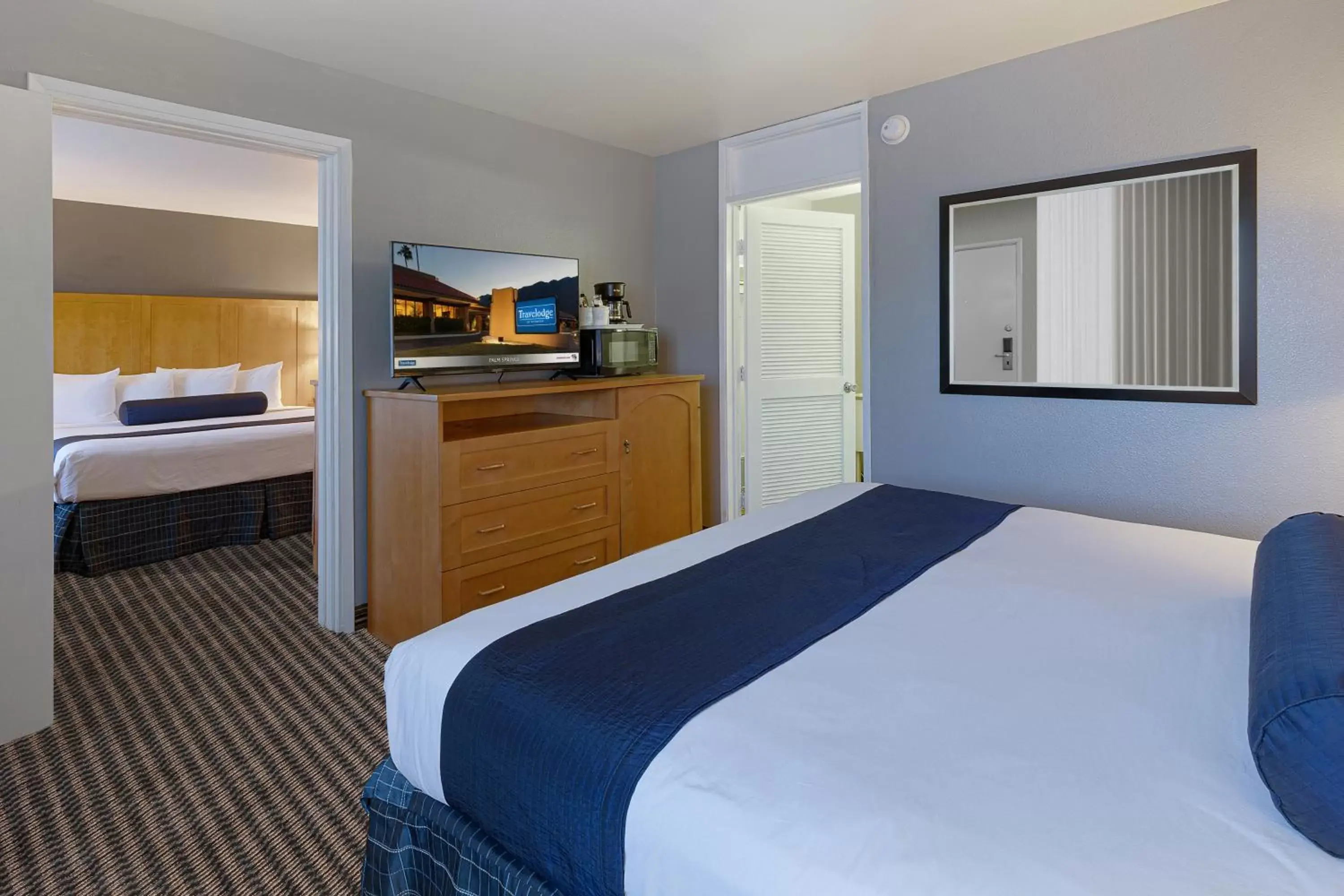 Bed in Travelodge by Wyndham Palm Springs