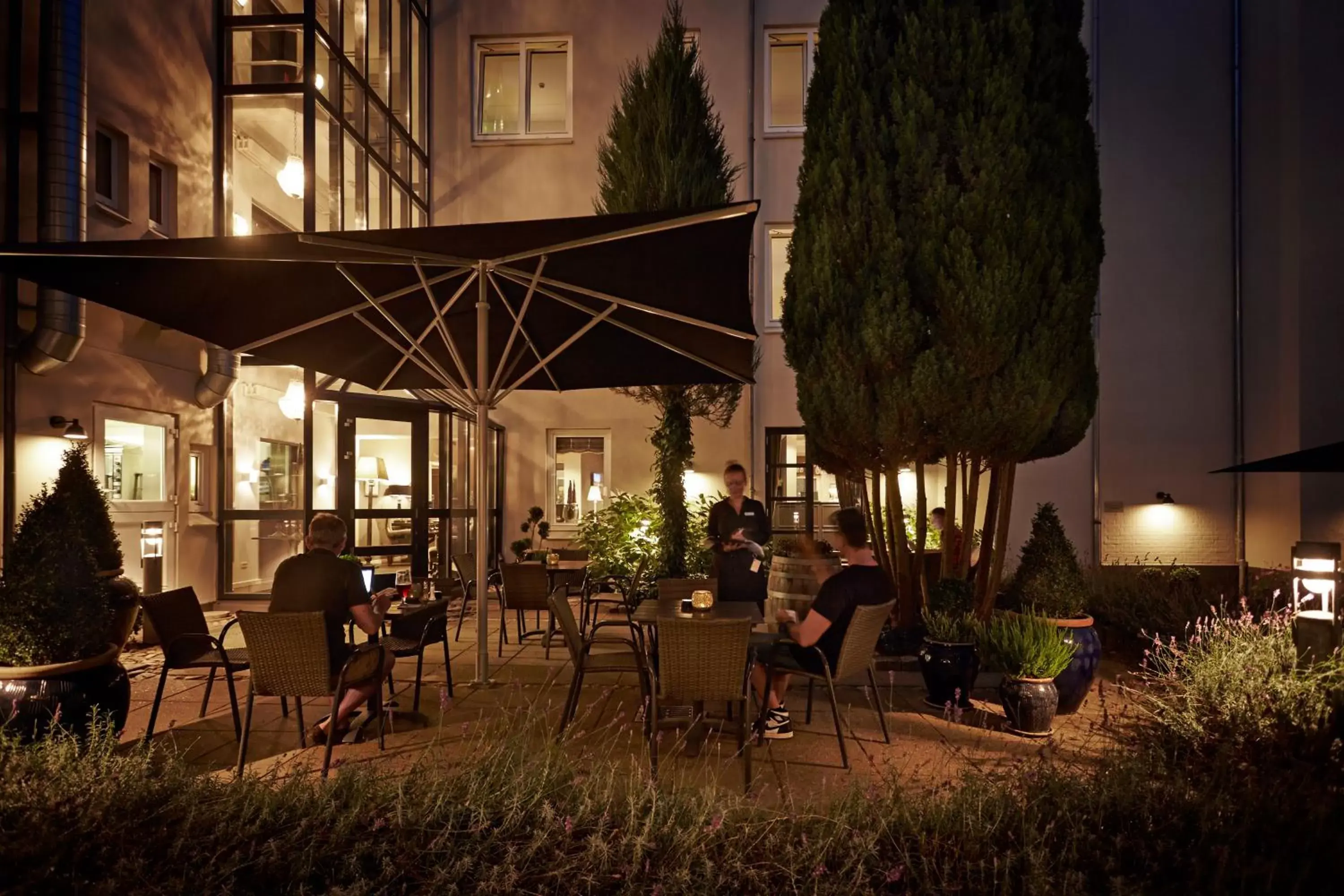Patio, Restaurant/Places to Eat in Best Western Plus Hotel Kronjylland