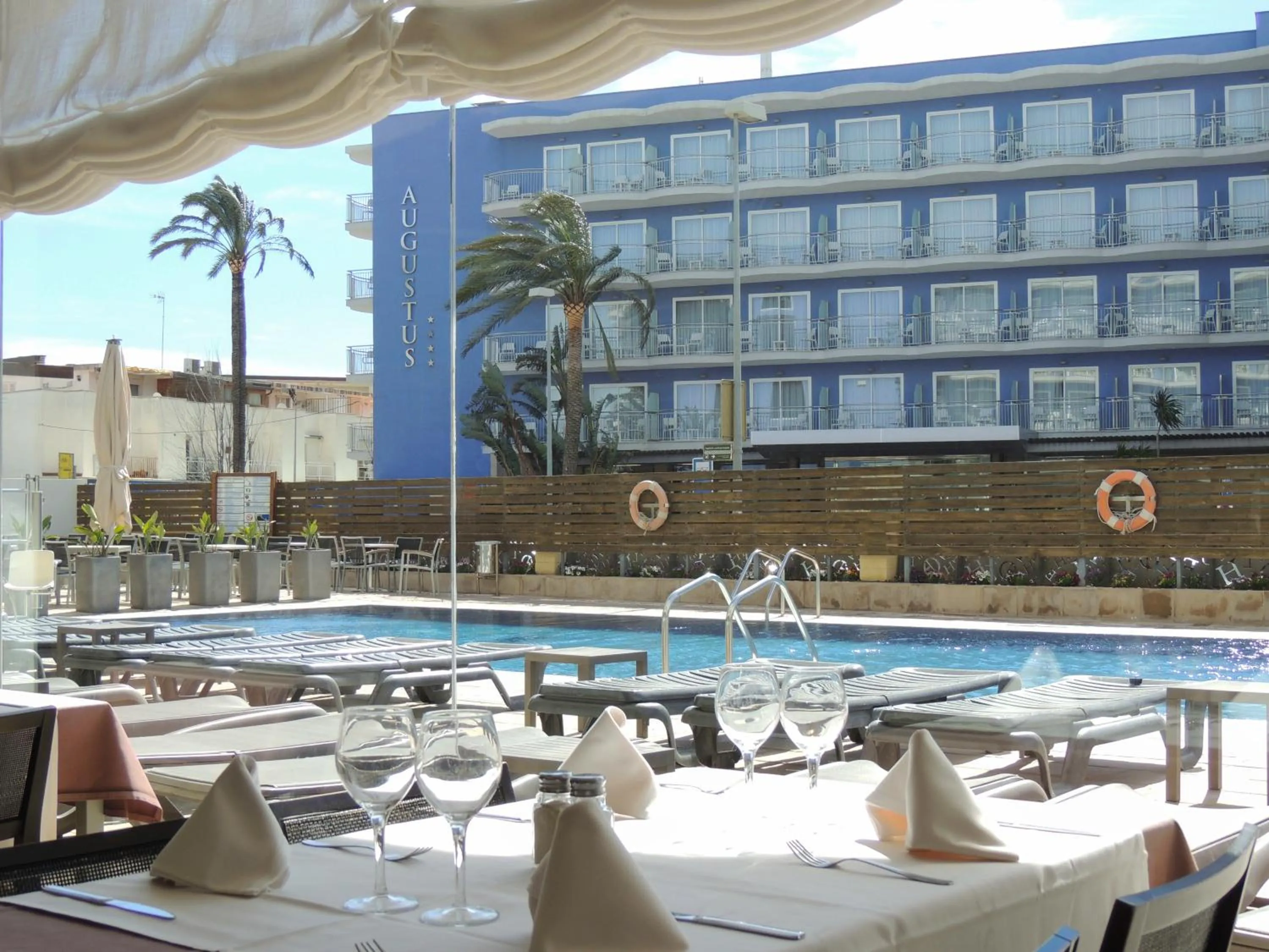 On site in Hotel Cesar Augustus