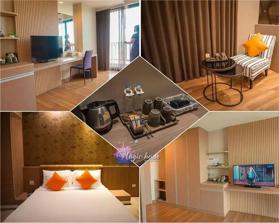 Bed in Tonaoi Grand Hotel Bed in Tonaoi Grand Hotel