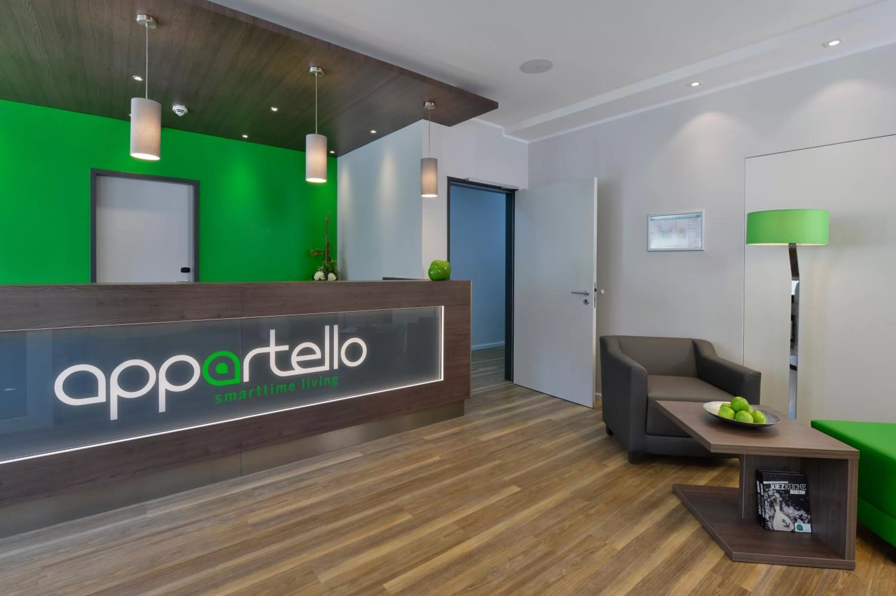 Lobby or reception in Appartello Smarttime living Hamburg