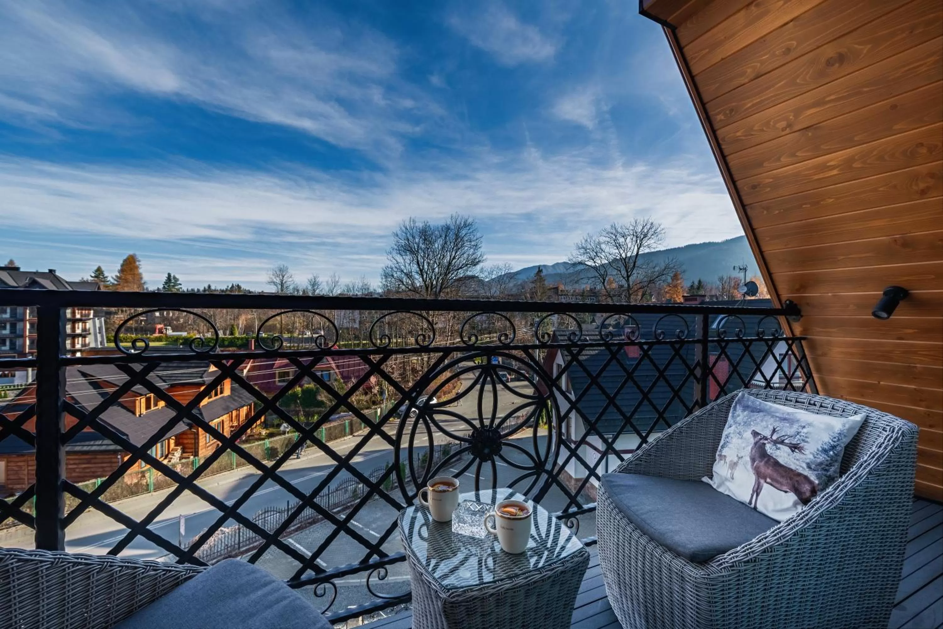 Natural landscape, Balcony/Terrace in Serce Tatr Residence Zakopane - blisko Krupówek