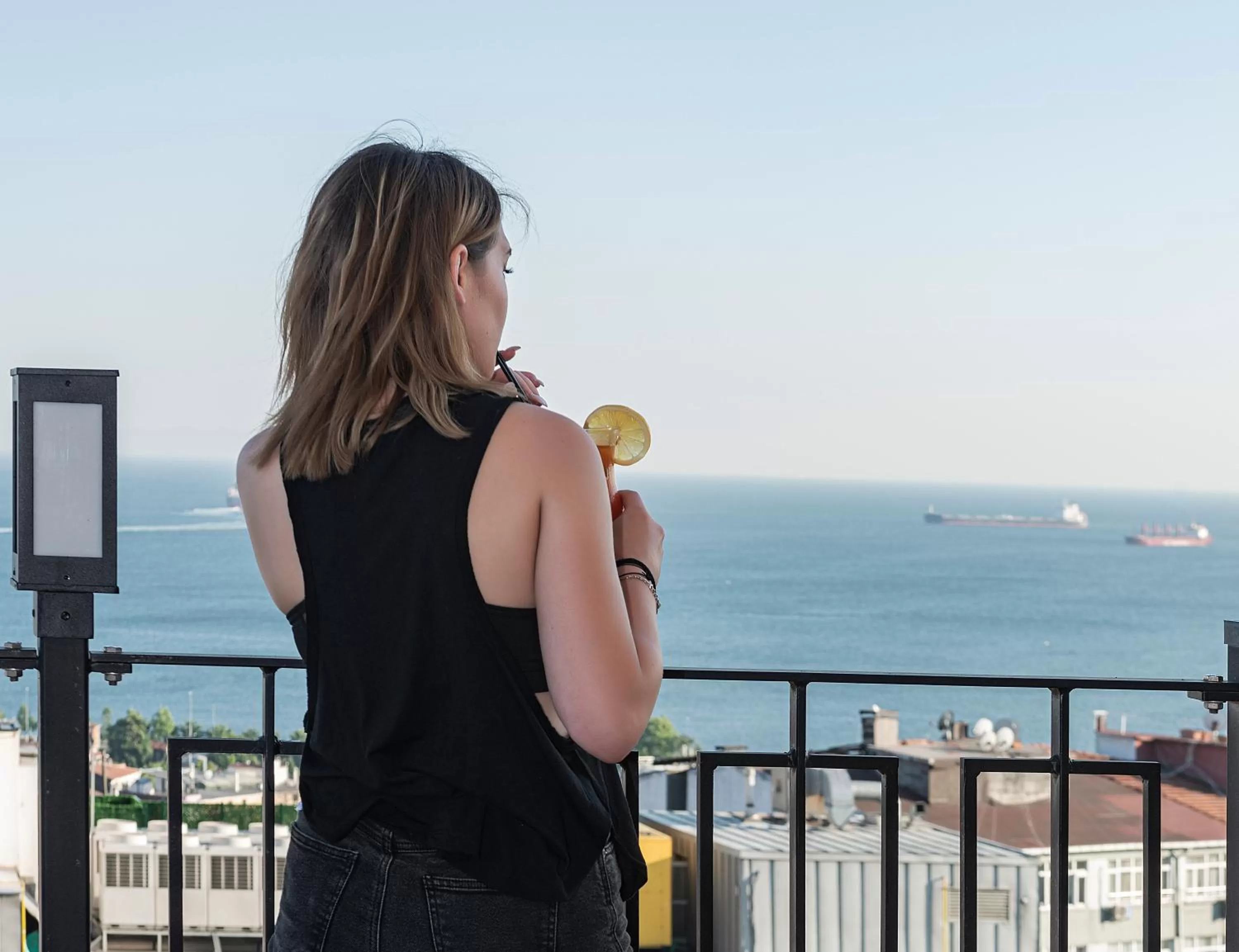 Balcony/Terrace in Aprilis Hotel - Special Category