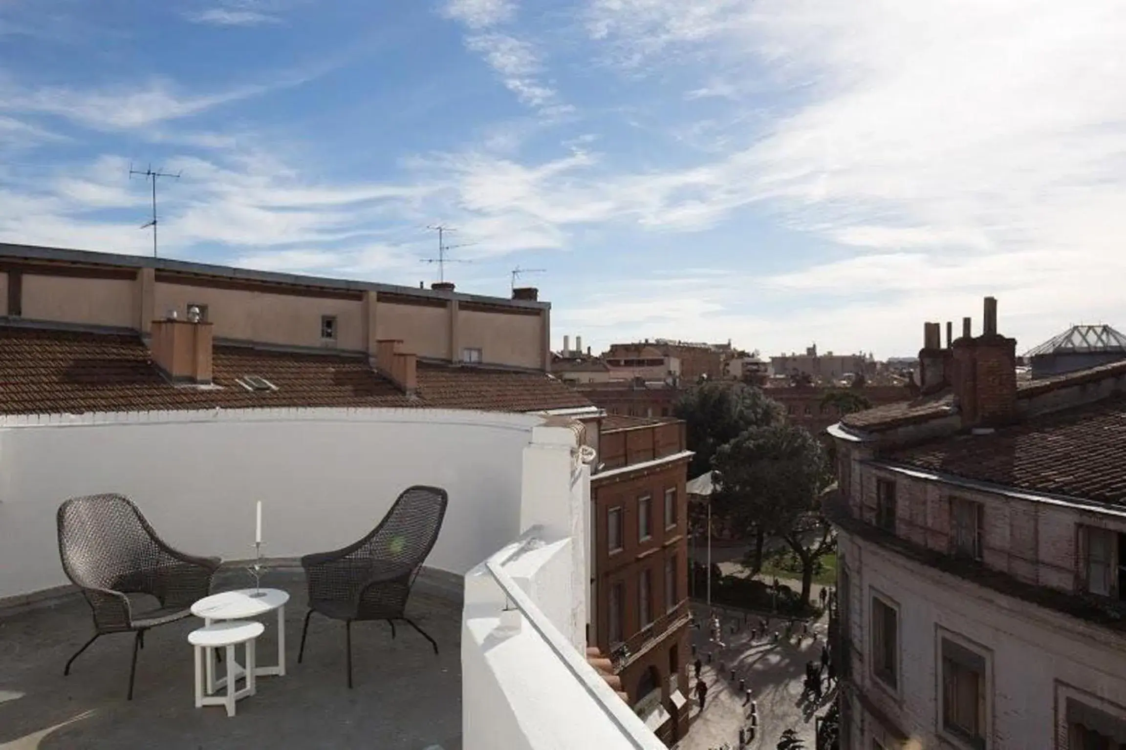 Balcony/Terrace in Hotel Ours Blanc - Wilson