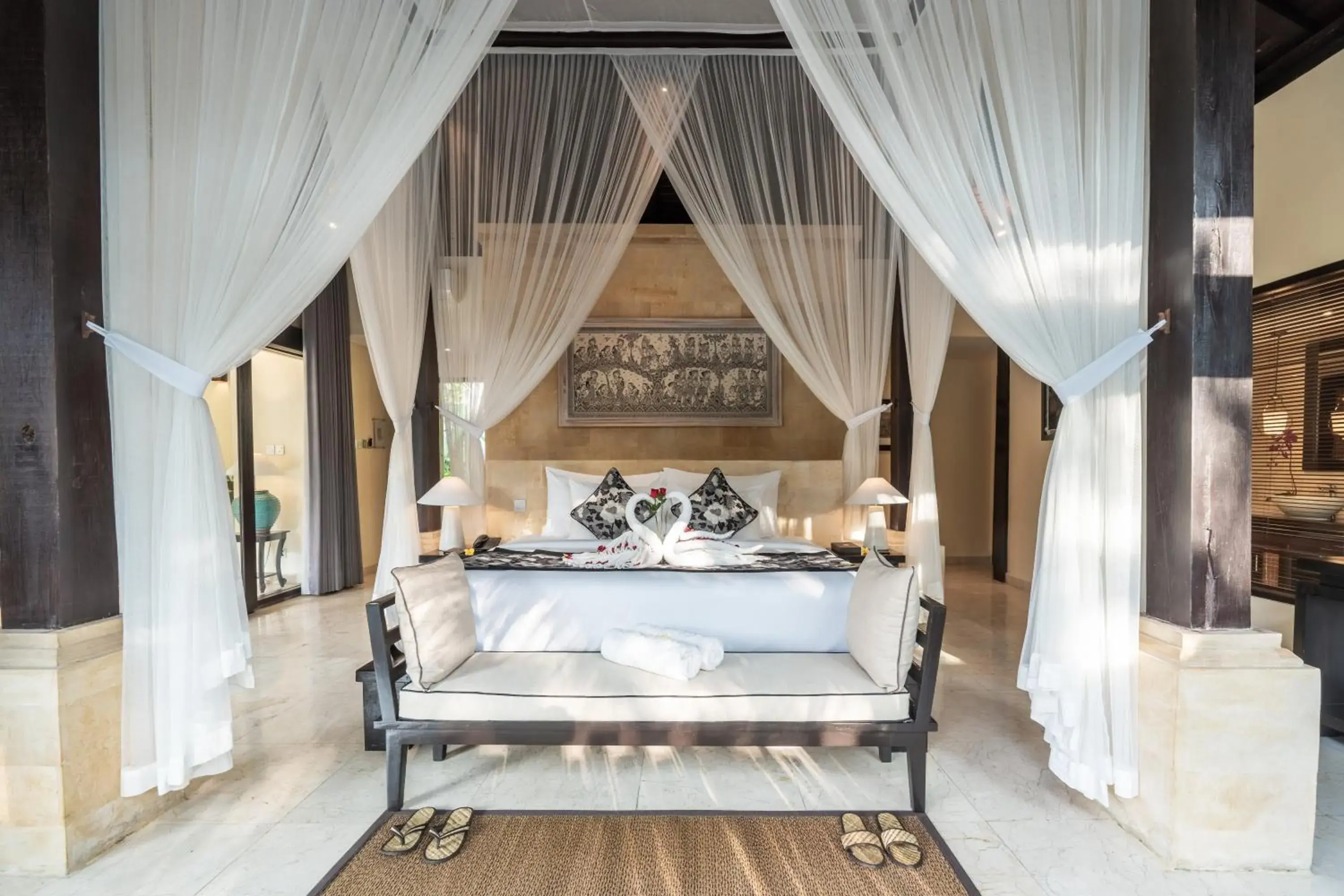 Bedroom, Seating Area in The Kayon Valley Resort