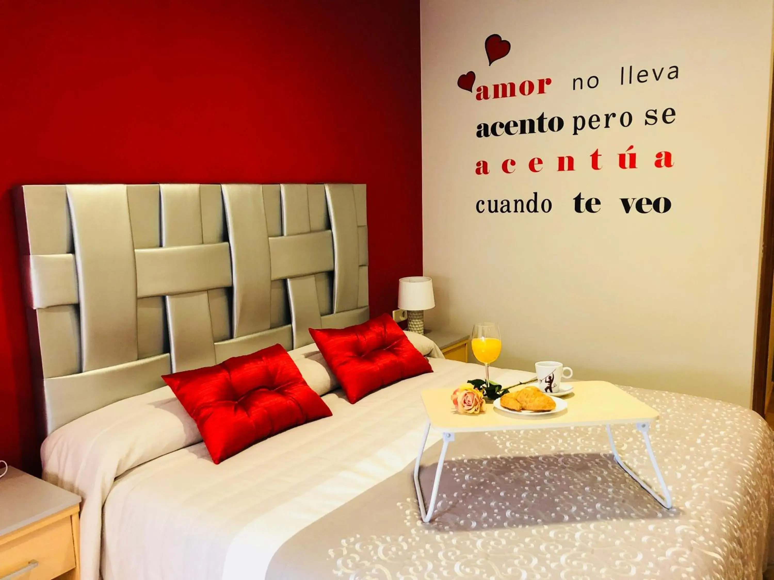 Bed in Hotel Viñas 17